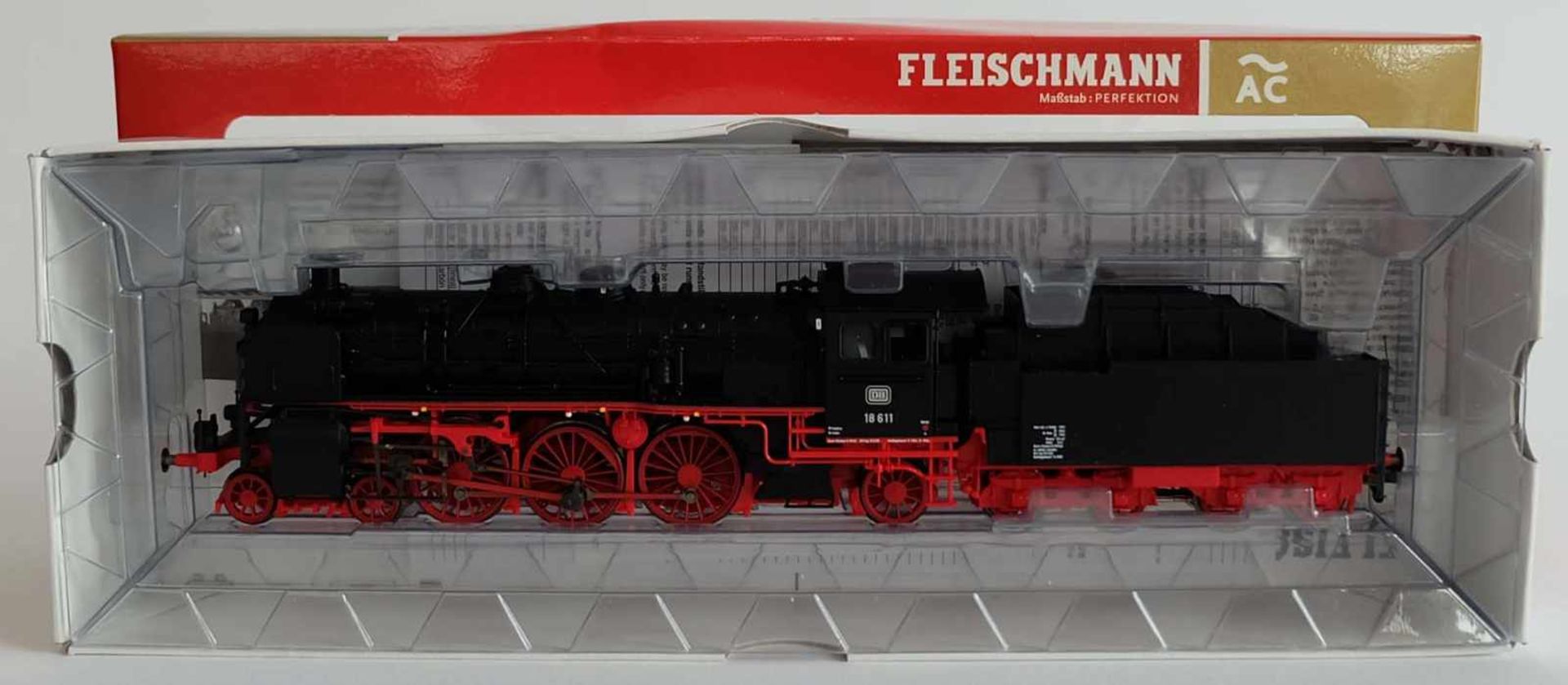 DAMPFLOKOMOTIVE, BR 18, Hersteller Fleischmann/ Heilsbronn, Spur H0, Nr. 391872, orig. Karton