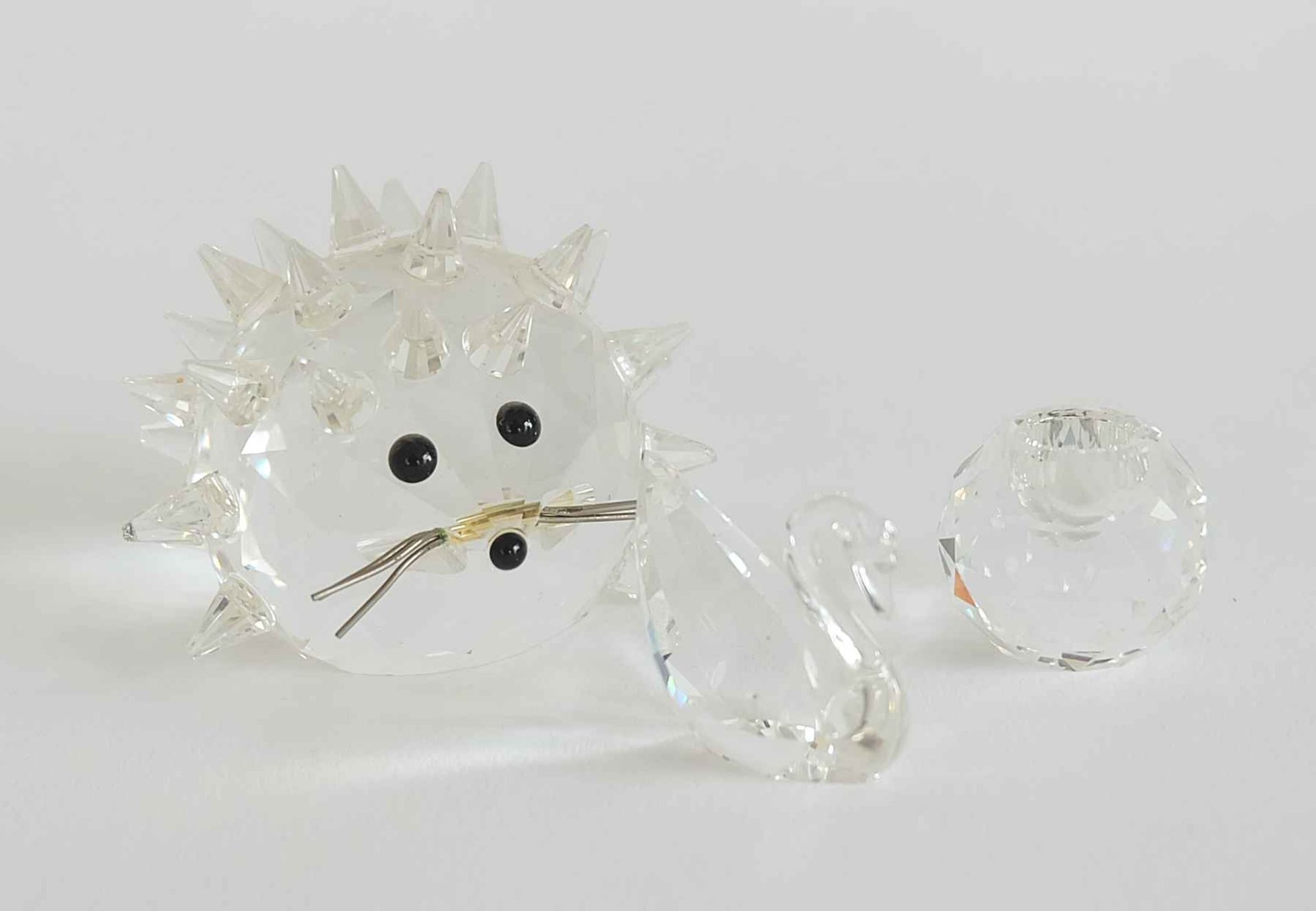 KRISTALLGLASKONVOLUT, Manufaktur Swarovski/ Wattens, bestehend aus: Seepferdchen, H 6 cm, Eisbär, - Bild 3 aus 3