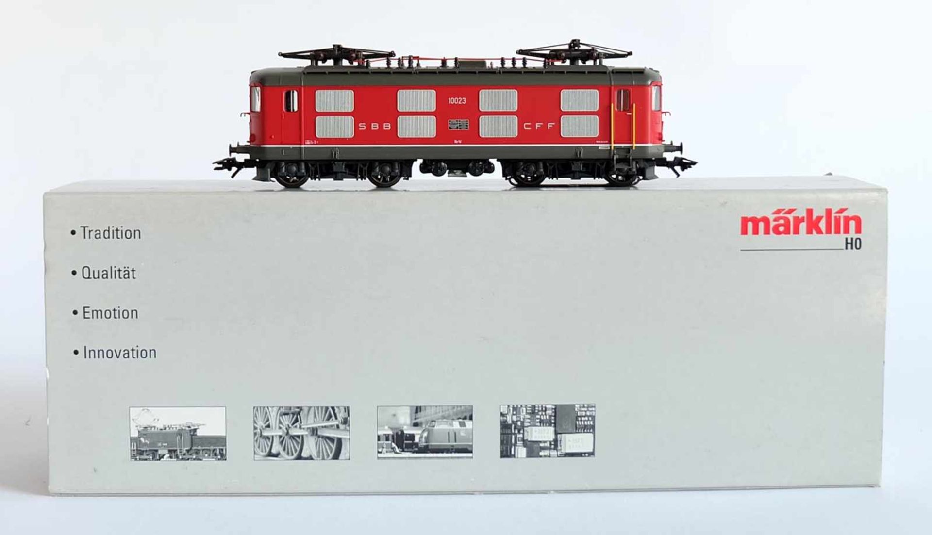 E-LOKOMOTIVE, Serie 4/4 I, SBB Epoche IV, Herst. Märklin/Göppingen, Spur H0, Nr. 37044, minimalst