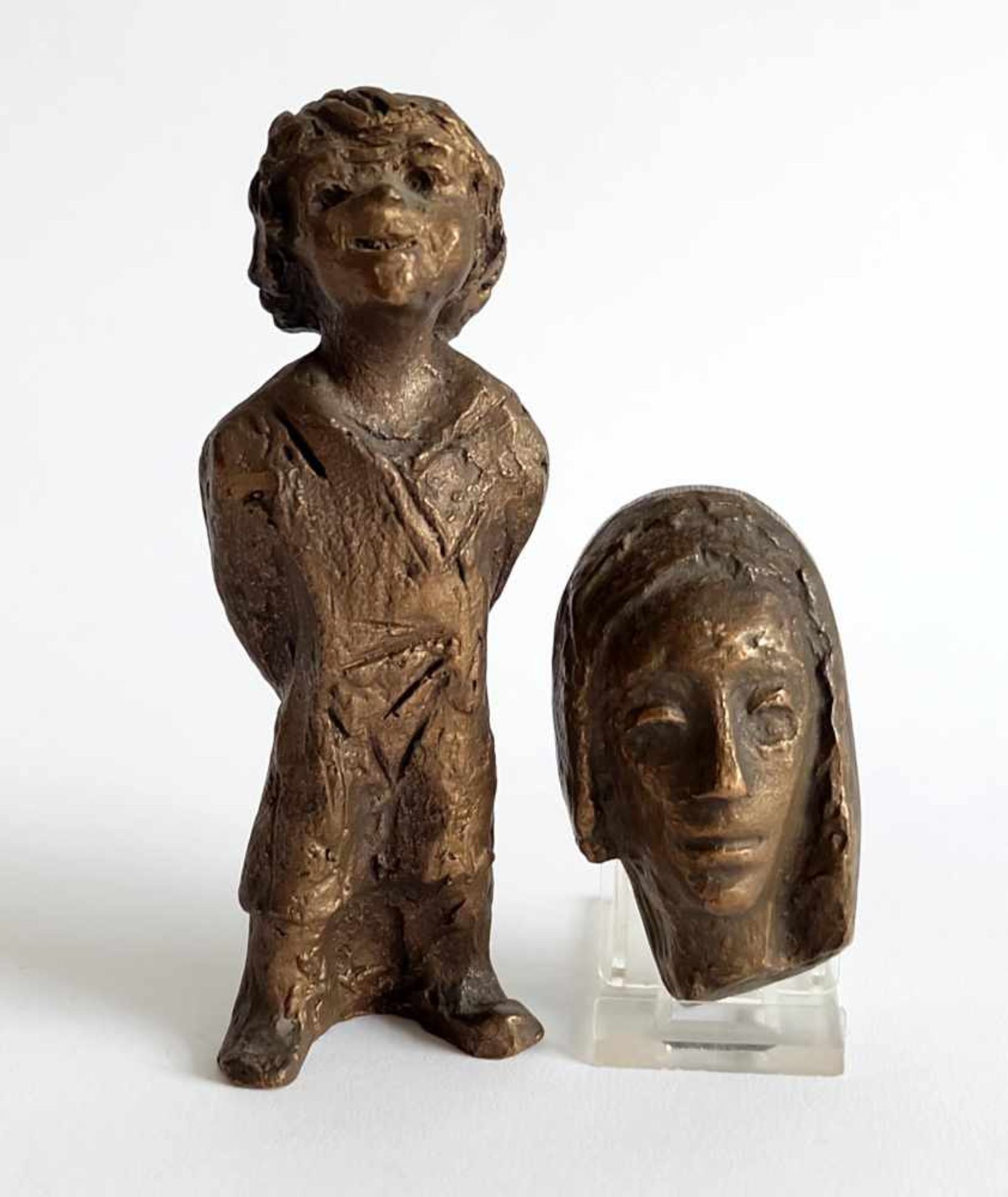 KRAUTWALD, Joseph (*07.03.1914 Borkendorf/ Schlesien +13.01.2003 Rheine), Skulptur, Bronze, dunkel