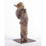 GESERER, Ernst (*1944), "Pierrot", Bronze, H 16,5, verso signiert 22.00 % buyer's premium on the