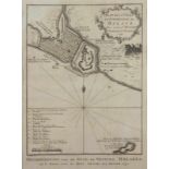 SPANIEN/MALAGA, "Plan de la ville et Fortresse de Malaca", Kupferstich, 23 x 15, Cartographer:
