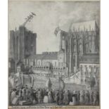 KÖLNER DOM, Grundsteinlegung zum Weiterbau des Kölner Doms am 4. Sept. 1842 (König Friedrich Wilhelm