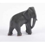 ELEFANT, Bronze, H 9, 20.Jh. 22.00 % buyer's premium on the hammer price 19.00 % VAT on buyer's