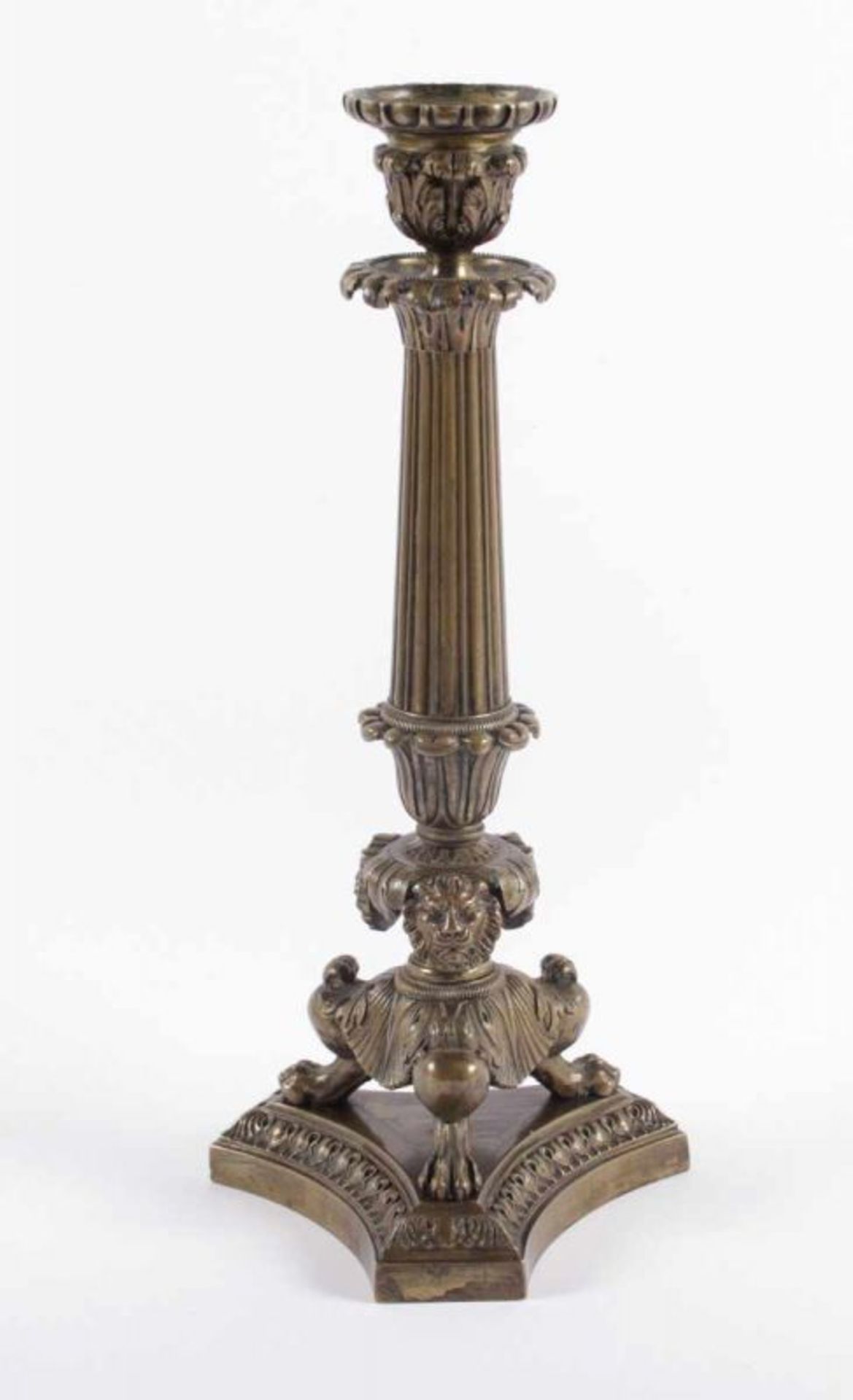 KERZENLEUCHTER, Bronze, H 32, FRANKREICH, um 1860 22.00 % buyer's premium on the hammer price 19.