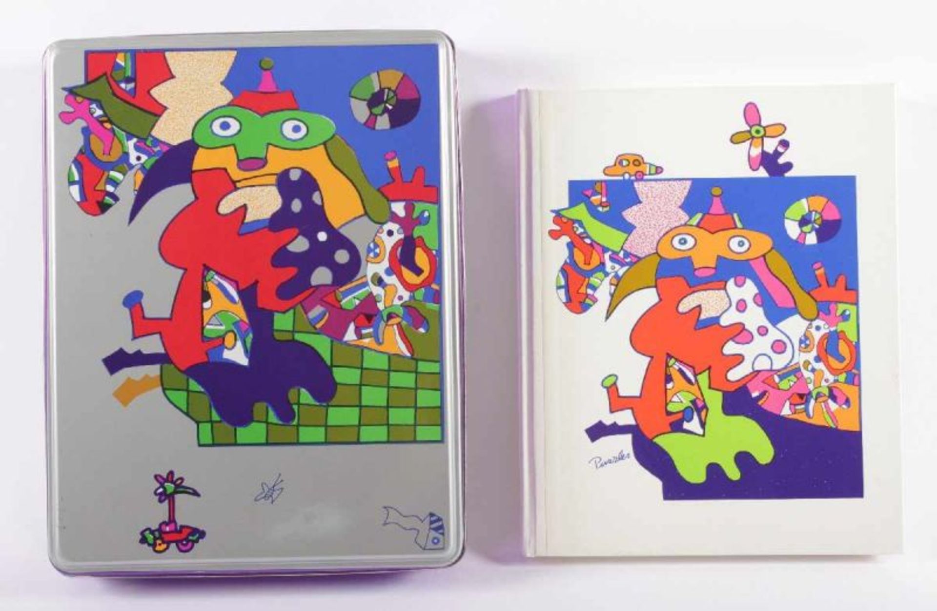 ALT, Otmar, "Otmar Art - Puzzles", Buchband in bunter Schmuck-Kassette, Edition elefant-Art,