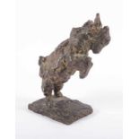 PASCH, Clemens, "Springendes Zicklein", Bronze, H 15,5, auf dem Sockel signiert 22.00 % buyer's