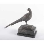 POERTZEL, Otto (1876-1963), "Fasan", Bronze, H 18,5, auf dem Stand signiert 22.00 % buyer's