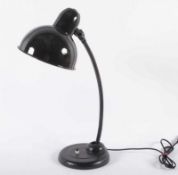 SCHREIBTISCHLAMPE, Metall schwarz lackiert, H 50, 1.H.20.Jh. 22.00 % buyer's premium on the hammer