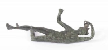 EROTISCHE HERMES-FIGUR, Bronze, L 20, ITALIEN, wohl 19.Jh. 22.00 % buyer's premium on the hammer