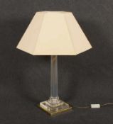 TISCHLAMPE, Acryl, zweiflammig, H 85 22.00 % buyer's premium on the hammer price 19.00 % VAT on