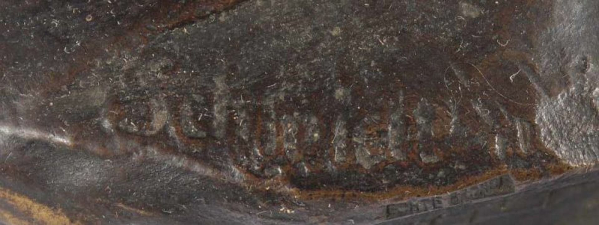 SCHMIDT-HOFER, Otto, "Bogenschütze", Bronze, H 44, auf dem Stand signiert, Marmorsockel 22.00 % - Bild 5 aus 5