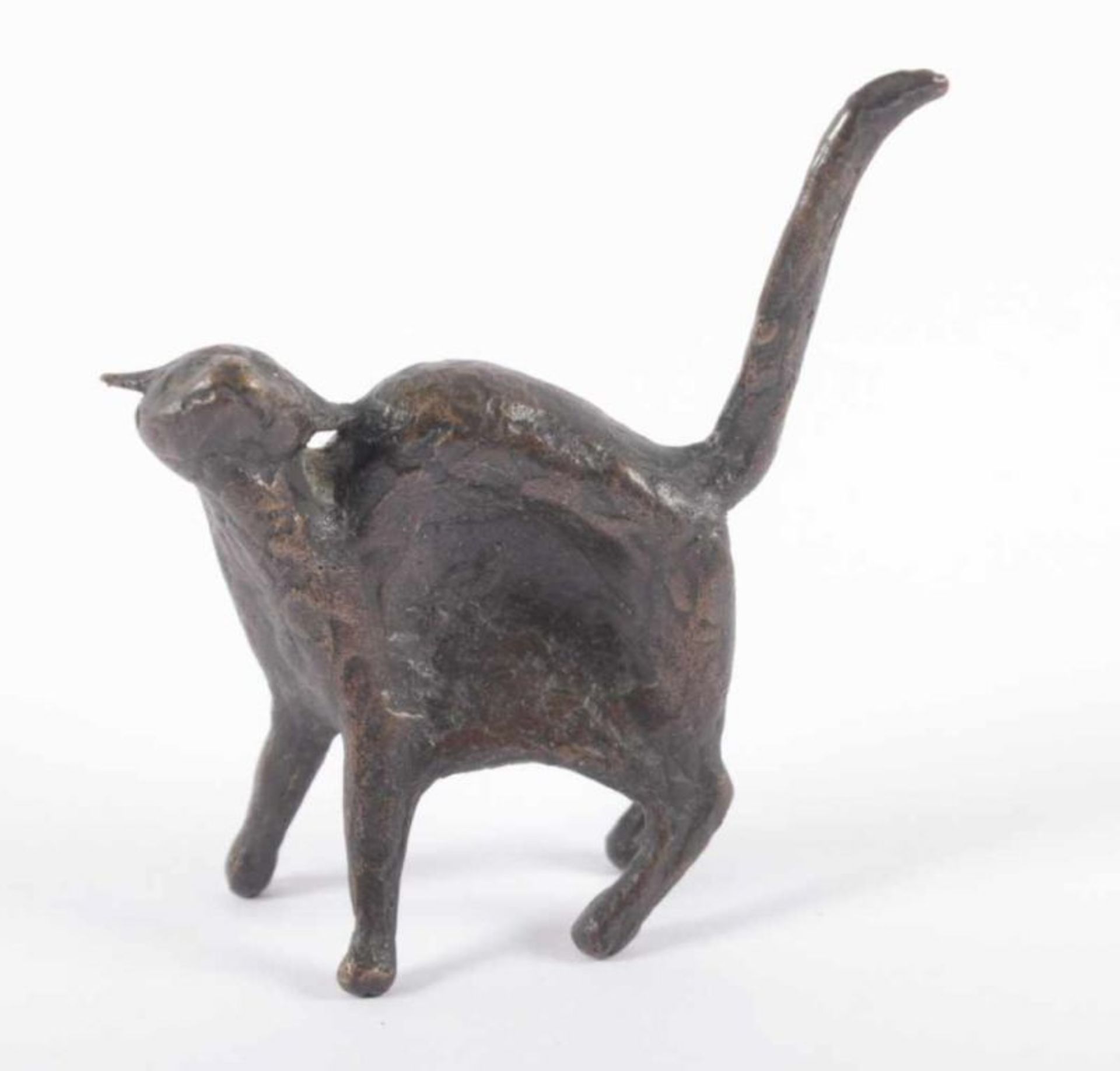 BINDING, Wolfgang, "Katze", Bronze, H 10,5 22.00 % buyer's premium on the hammer price 19.00 % VAT