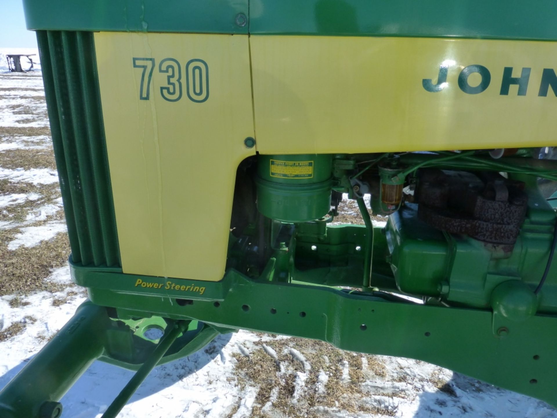 John Deere 730 tractor - Image 7 of 9