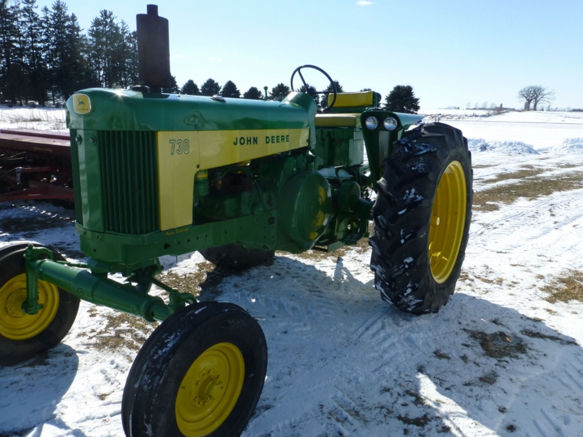 John Deere 730 tractor - Image 2 of 9