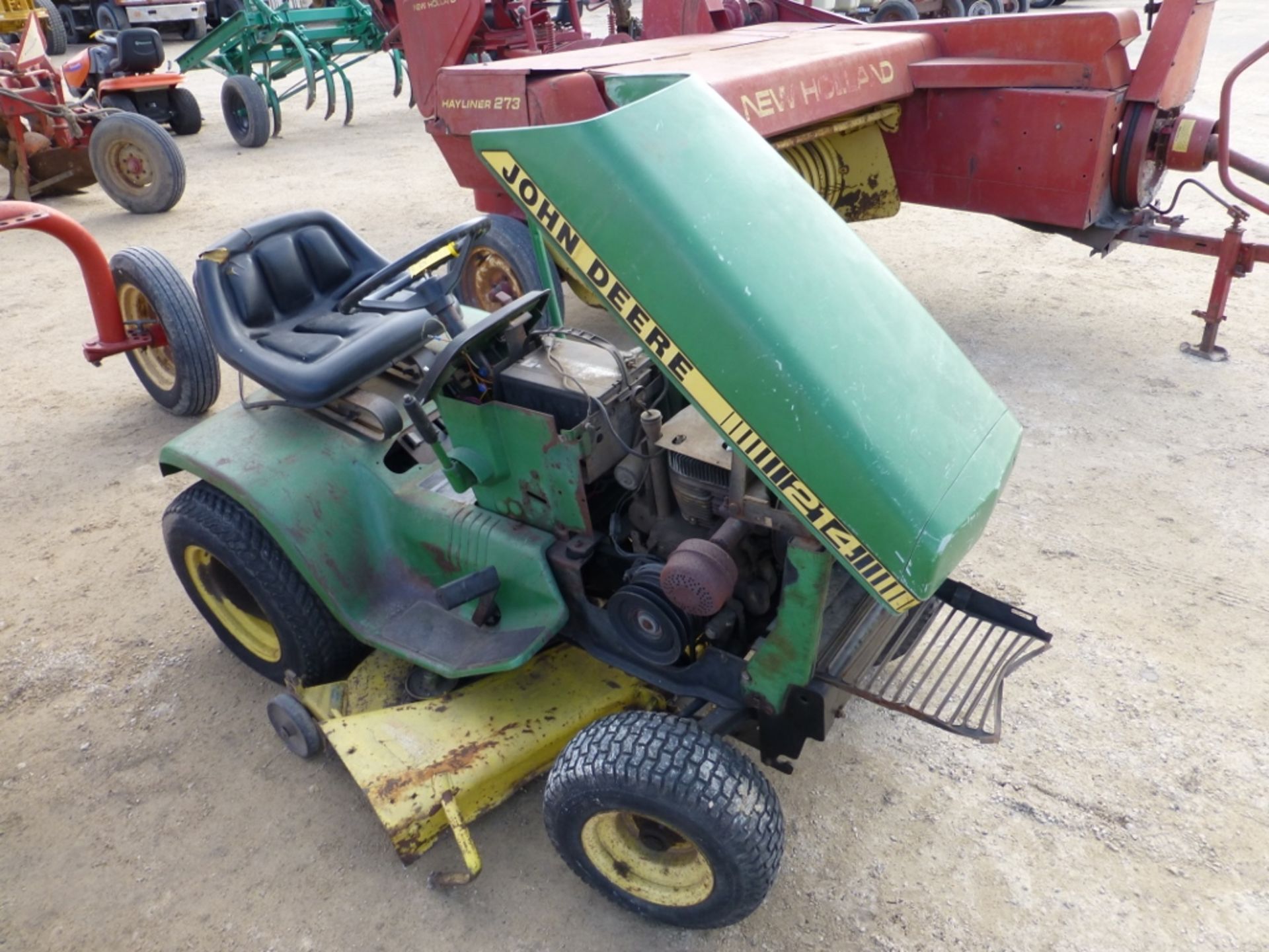 John Deere 214 lawnmower, Kohler 14 hp, 42" cut - Image 2 of 5