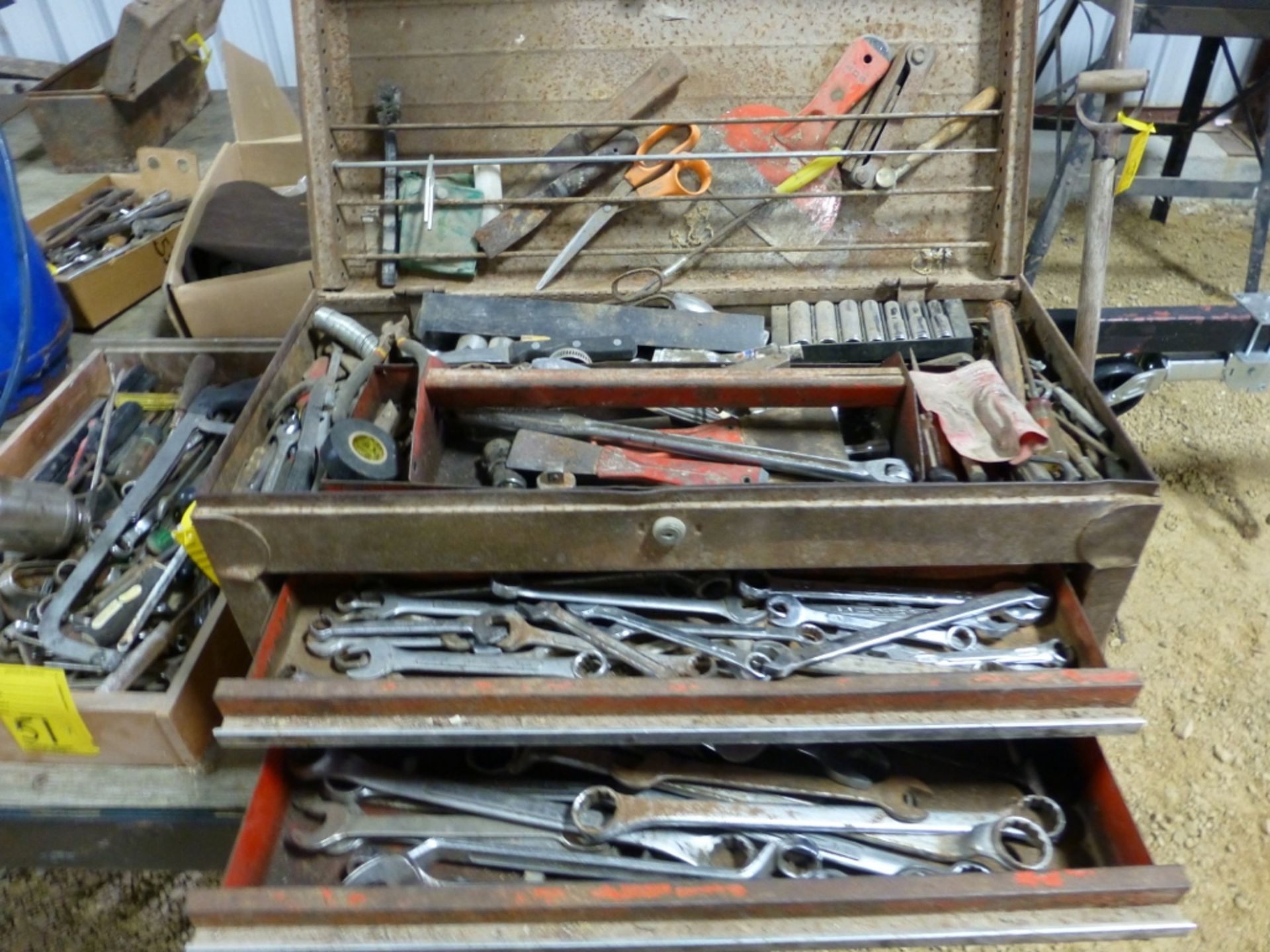 Tool box, w/ tools and contents - Image 3 of 4