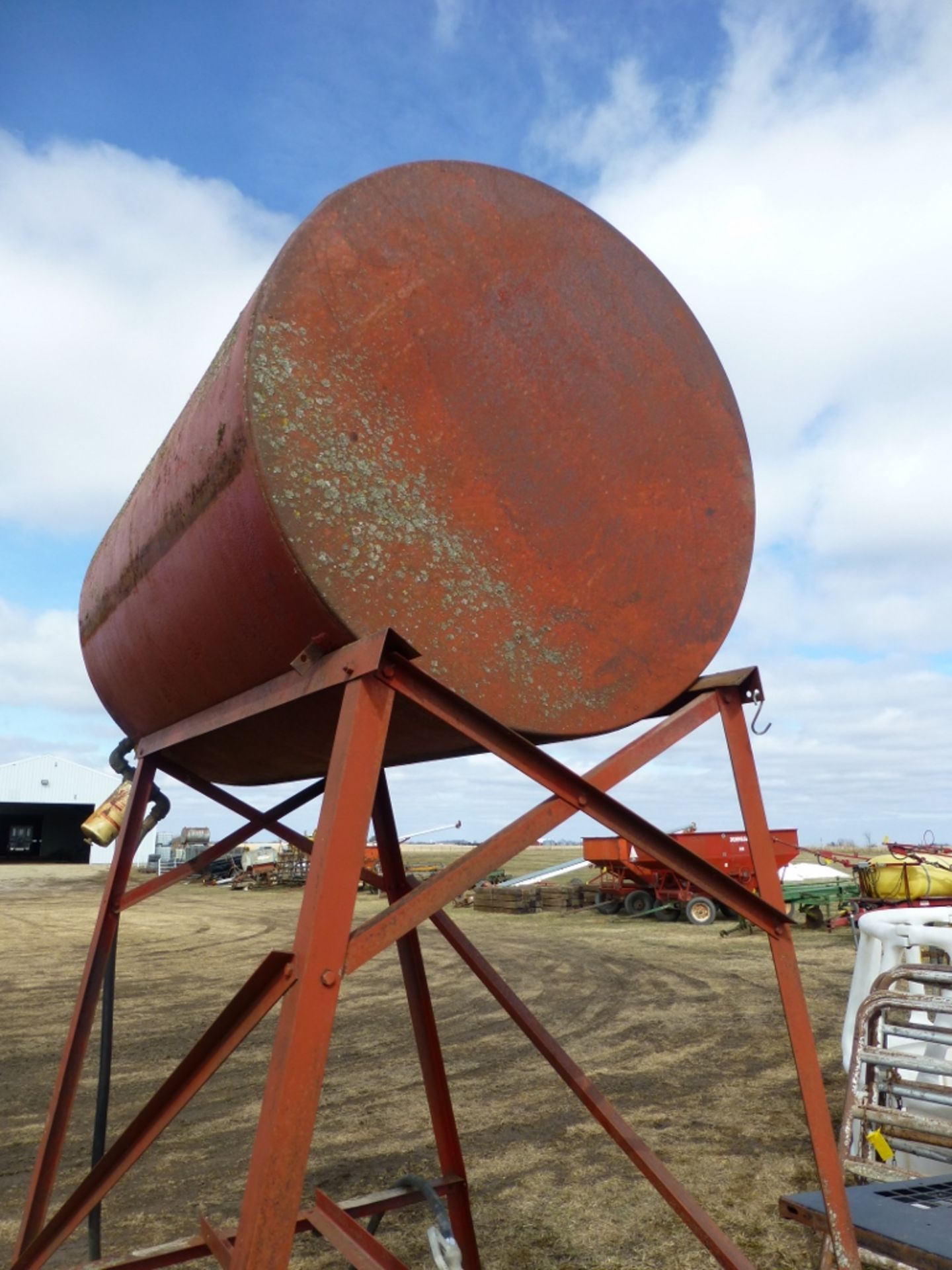 Fuel barrel w/ stand - Image 3 of 4