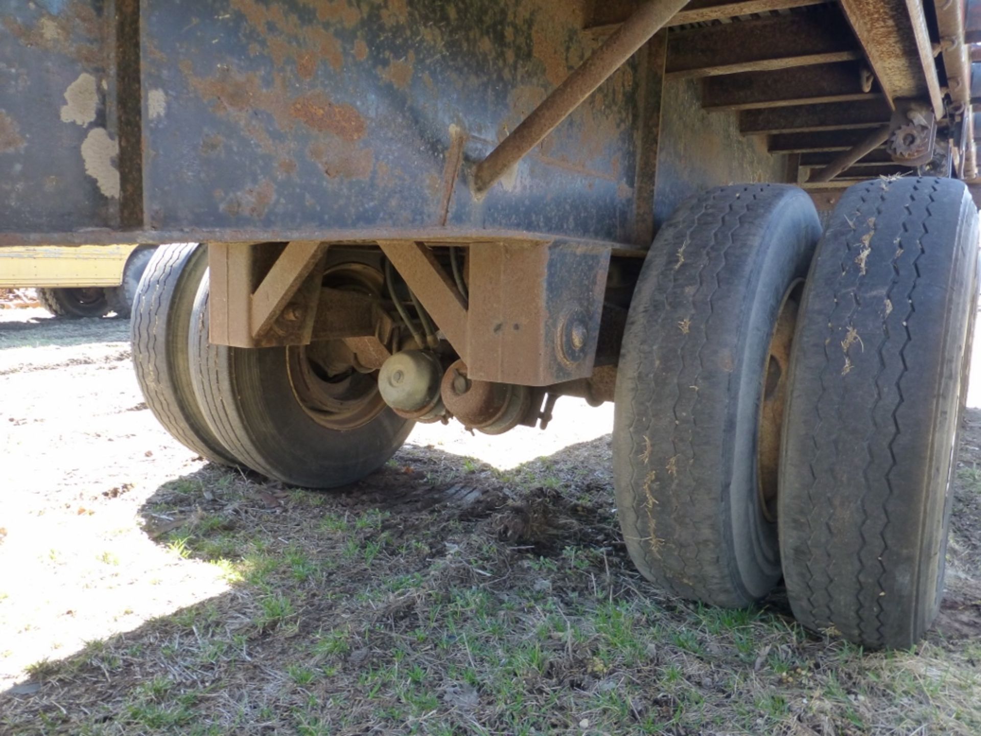 1988 transcraft 45’ steel flat trailer, spread axle. - Image 7 of 12