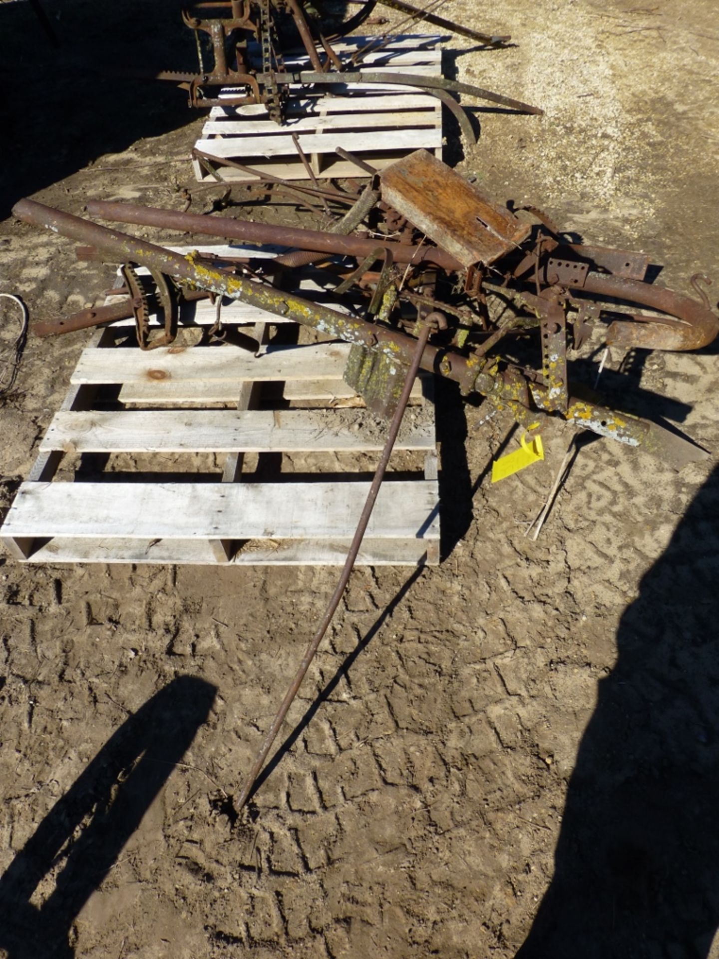 2 pallets w/ cultivator parts