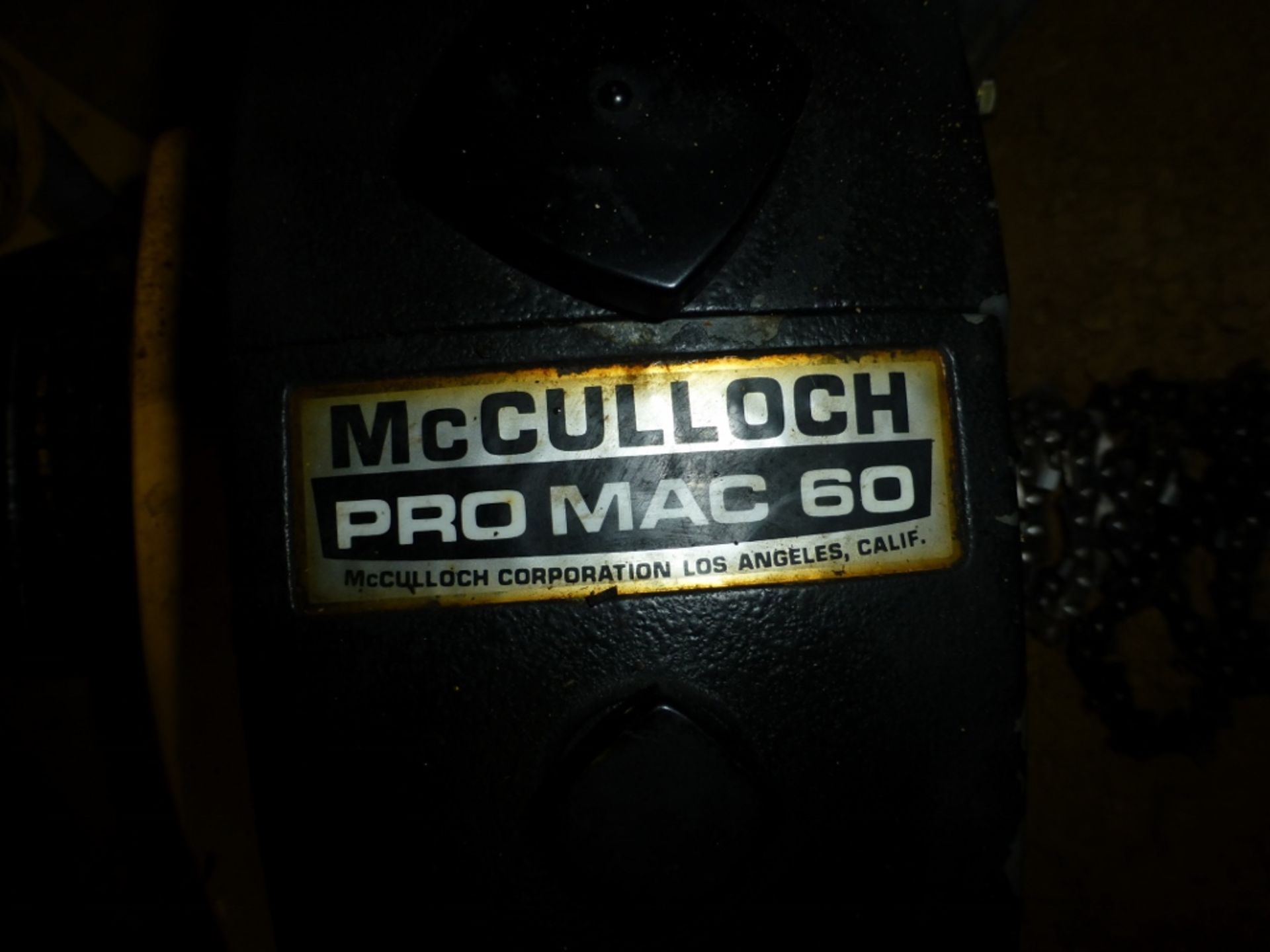 Muculloch Pro Mac 60 chainsaw, with extra chain - Image 2 of 6