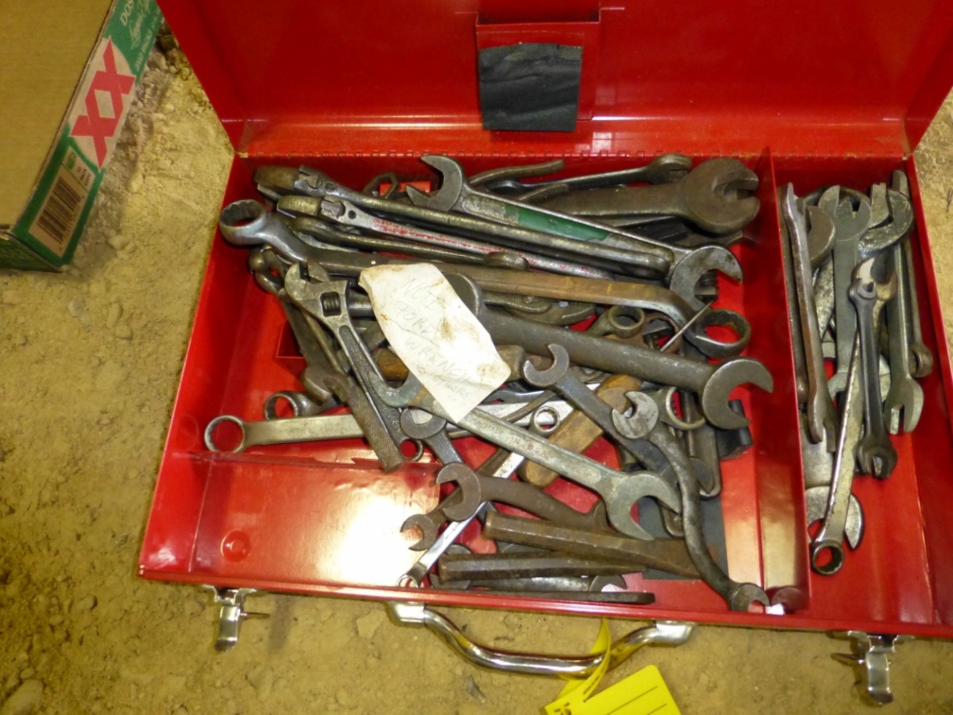 Whole box of antique wrenches