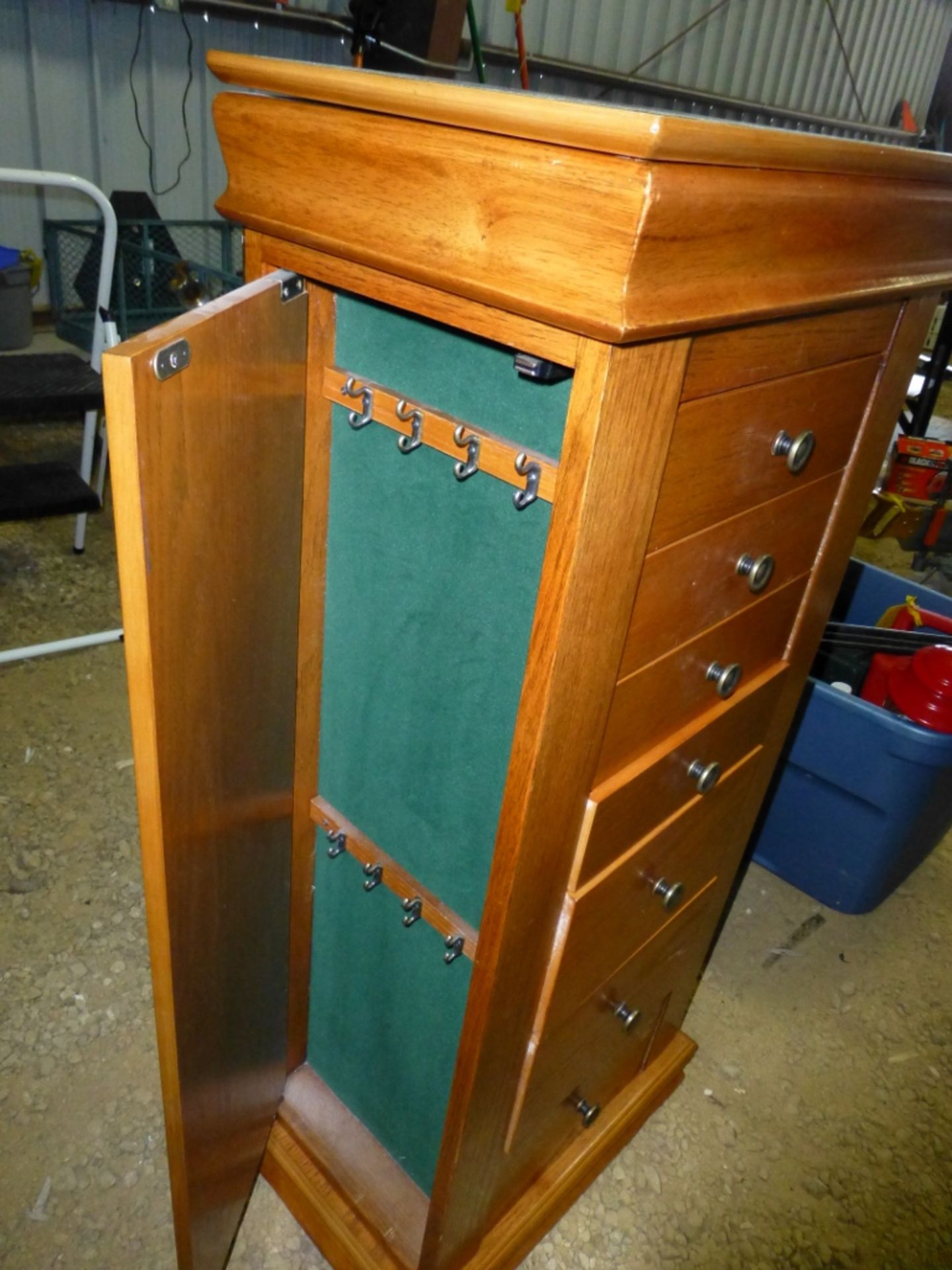 Wooden jewelry cabinet - Image 5 of 9