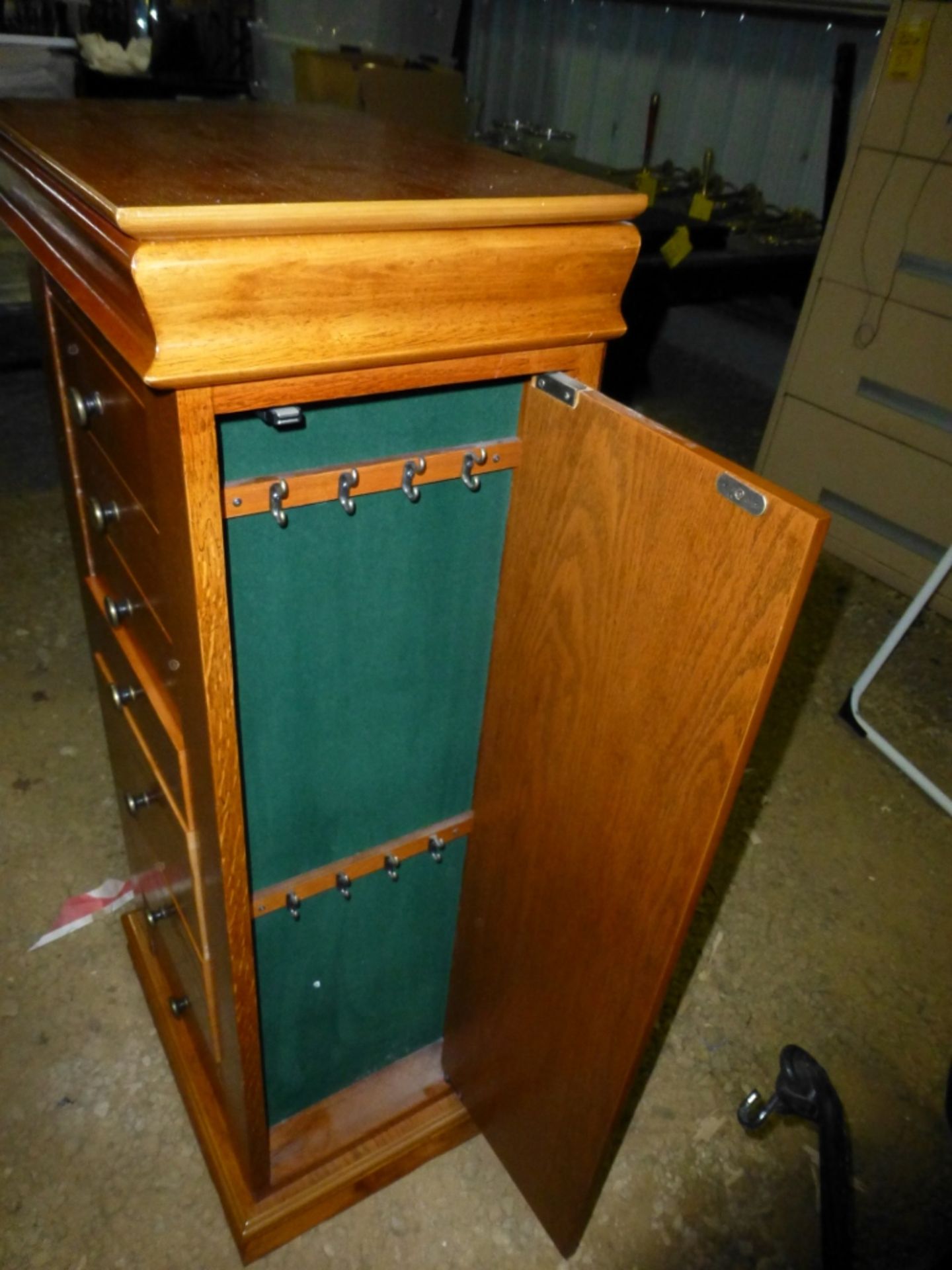 Wooden jewelry cabinet - Image 4 of 9