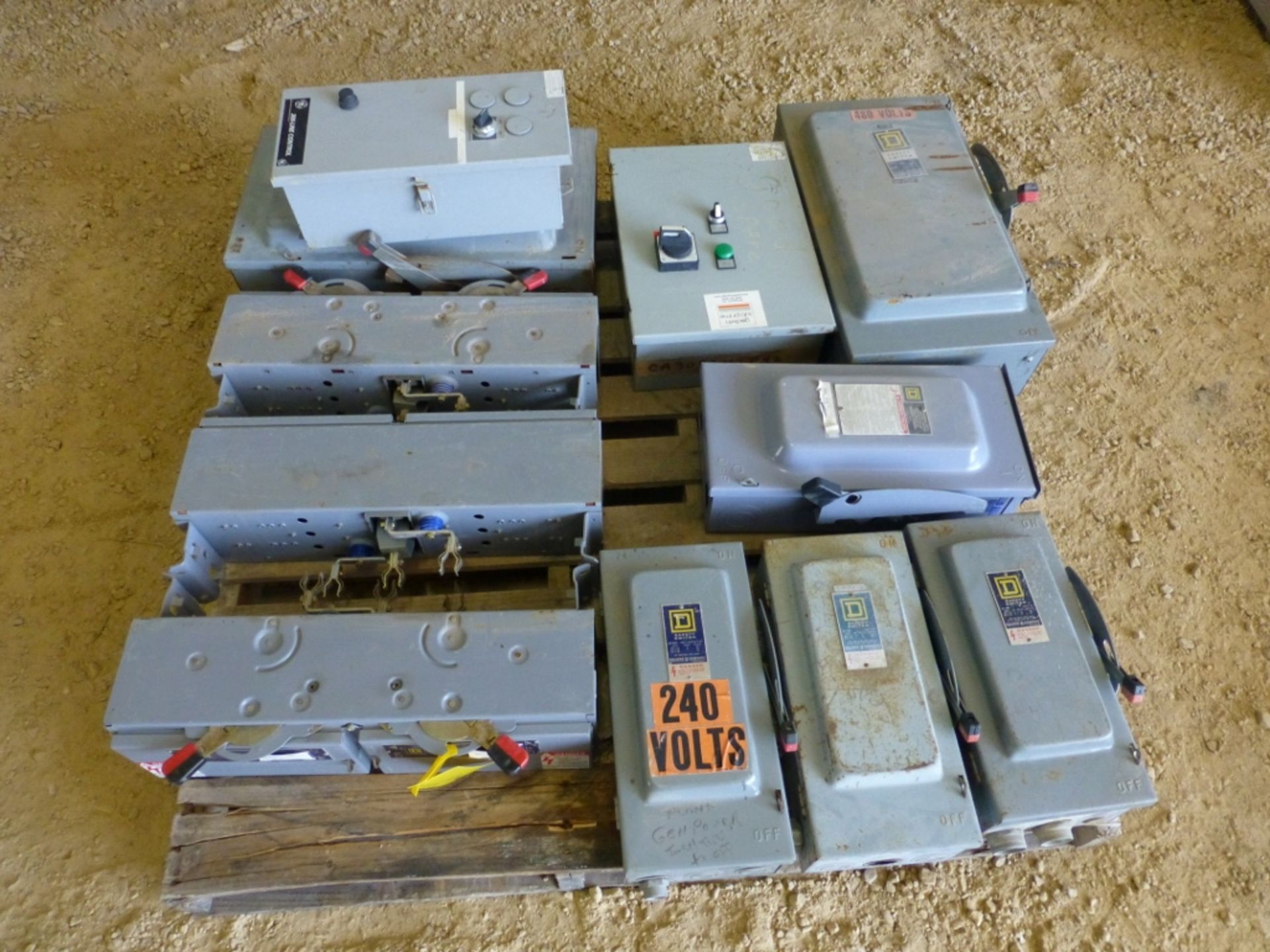 Assorted electrical boxes