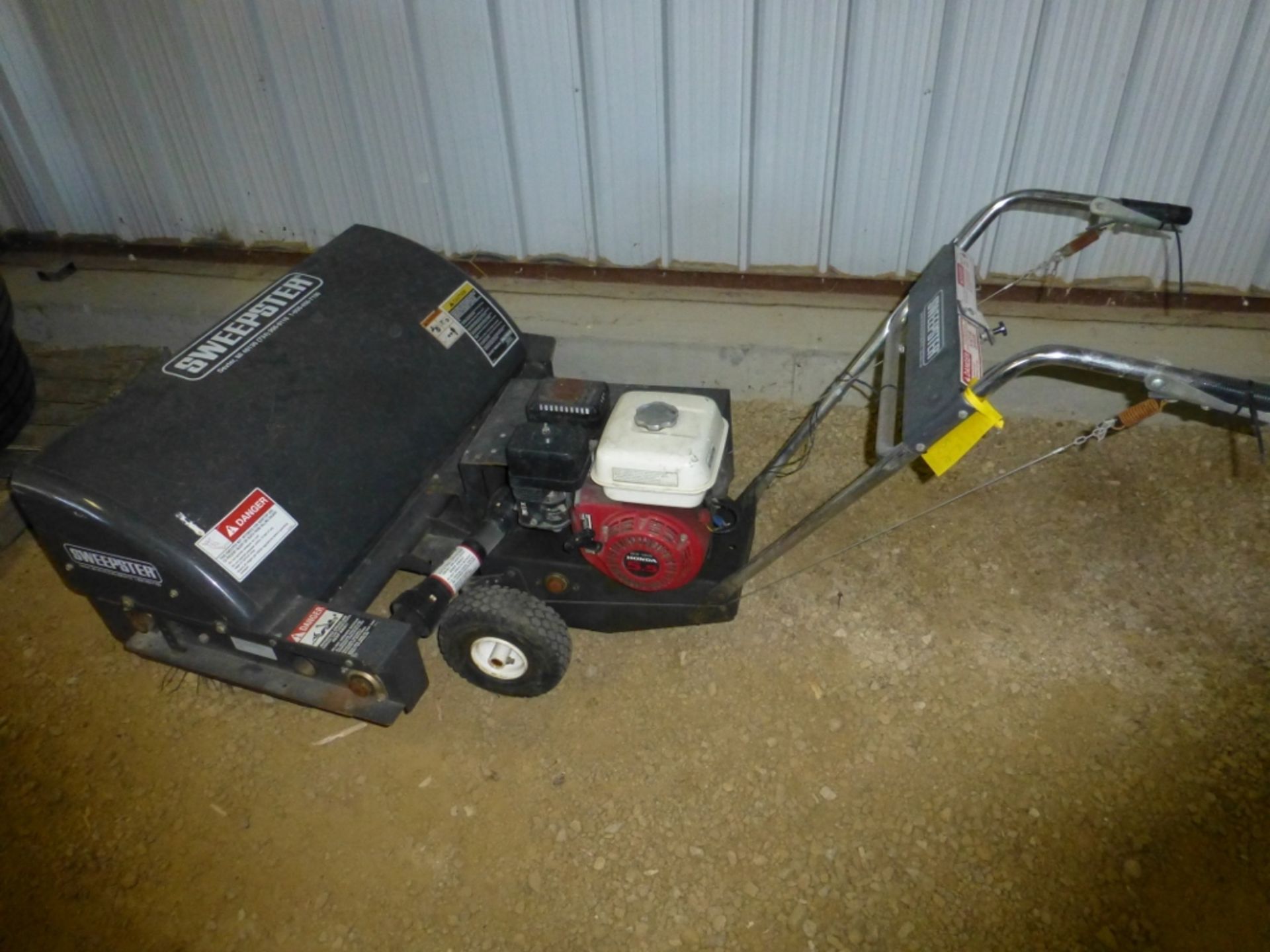 Sweepster 3ft power broom with Honda 5.5 Gx160 engine