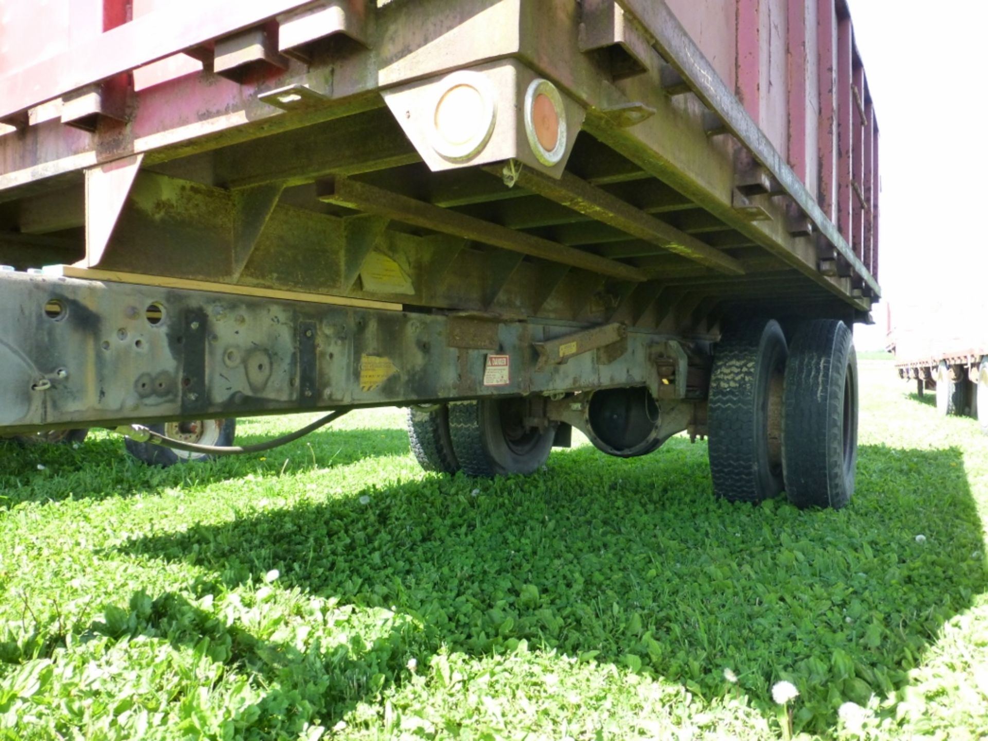 Homemade 15' trailer type dump box - Image 4 of 15