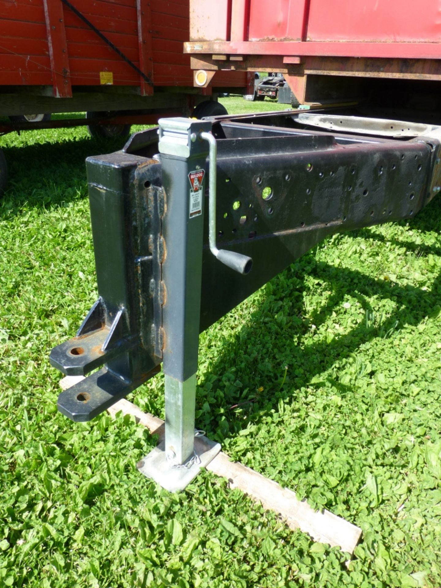 Homemade 15' trailer type dump box - Image 2 of 15