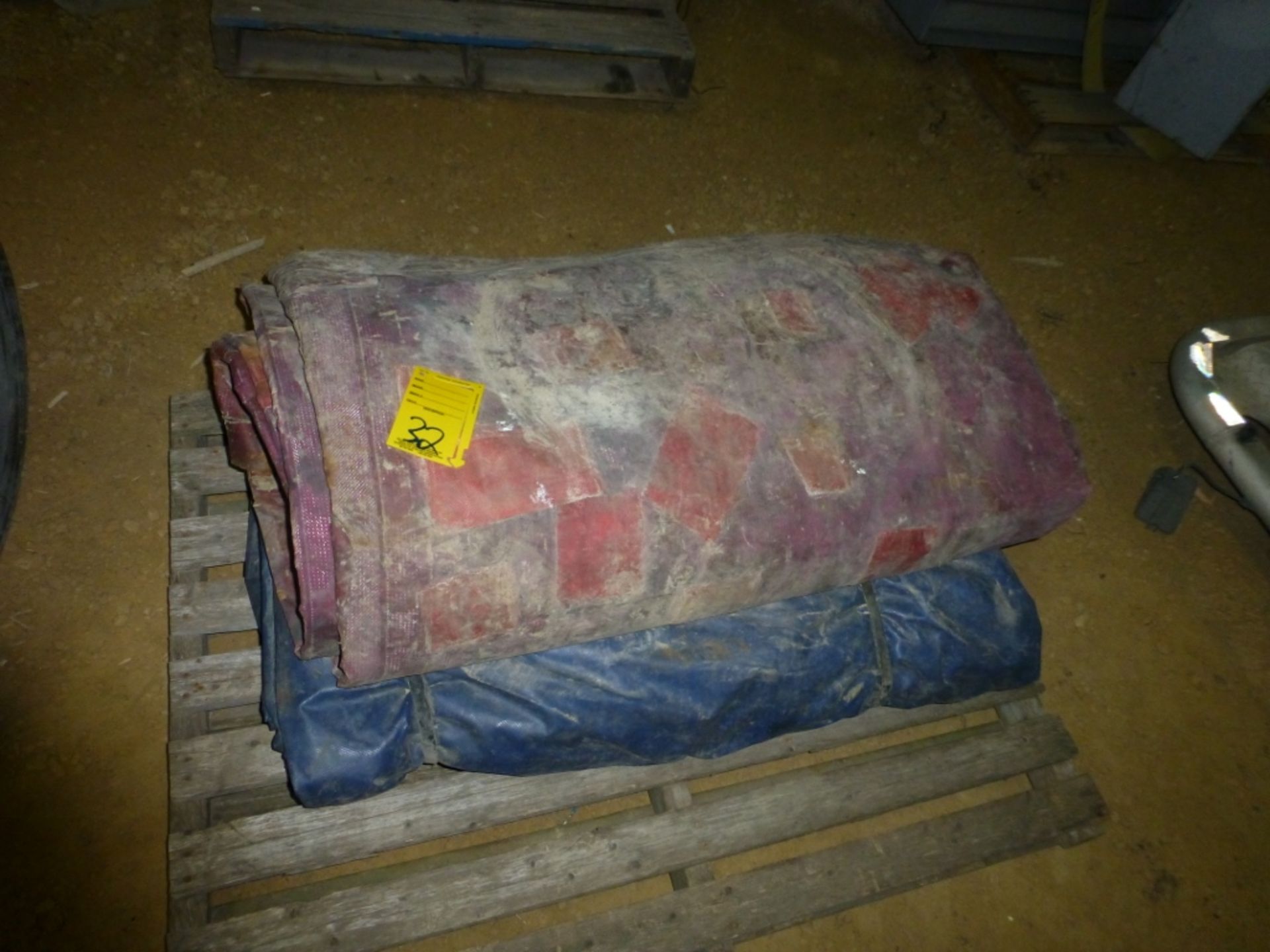 (2) large heavy duty tarps