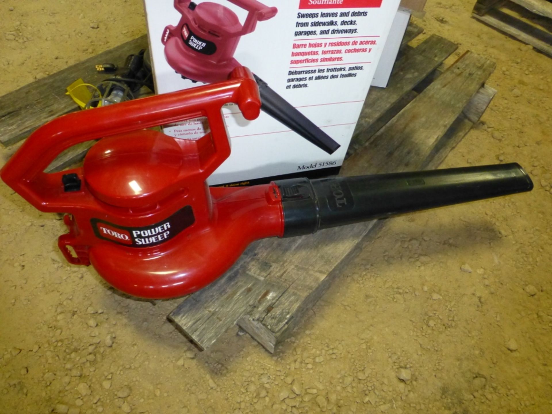 Toro electric PowerSweep blower - Image 3 of 3