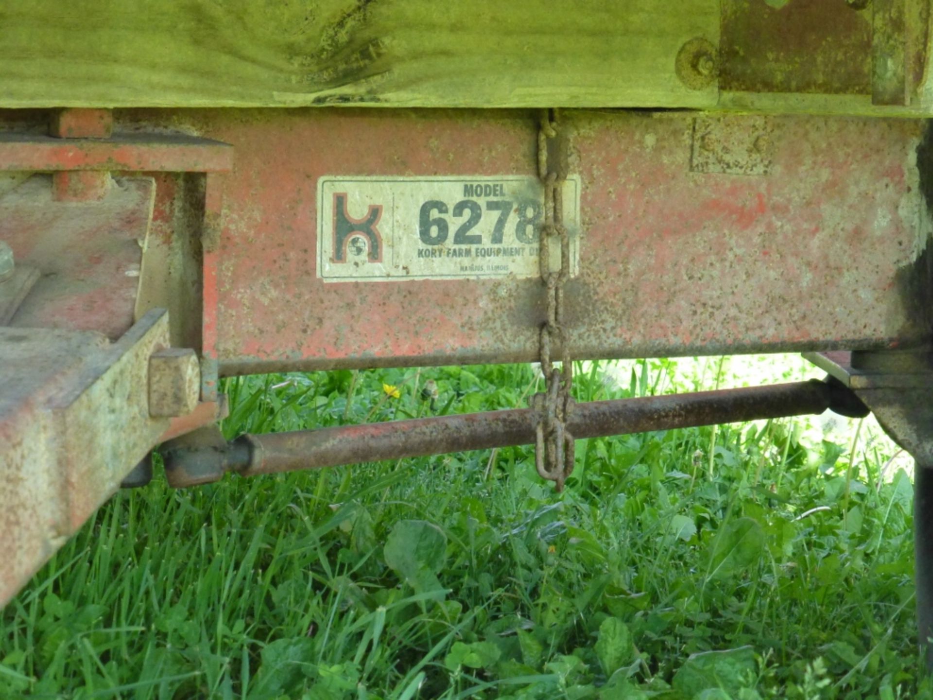 Gehl 970 forage box with Kory 6278 running gear - Image 9 of 17