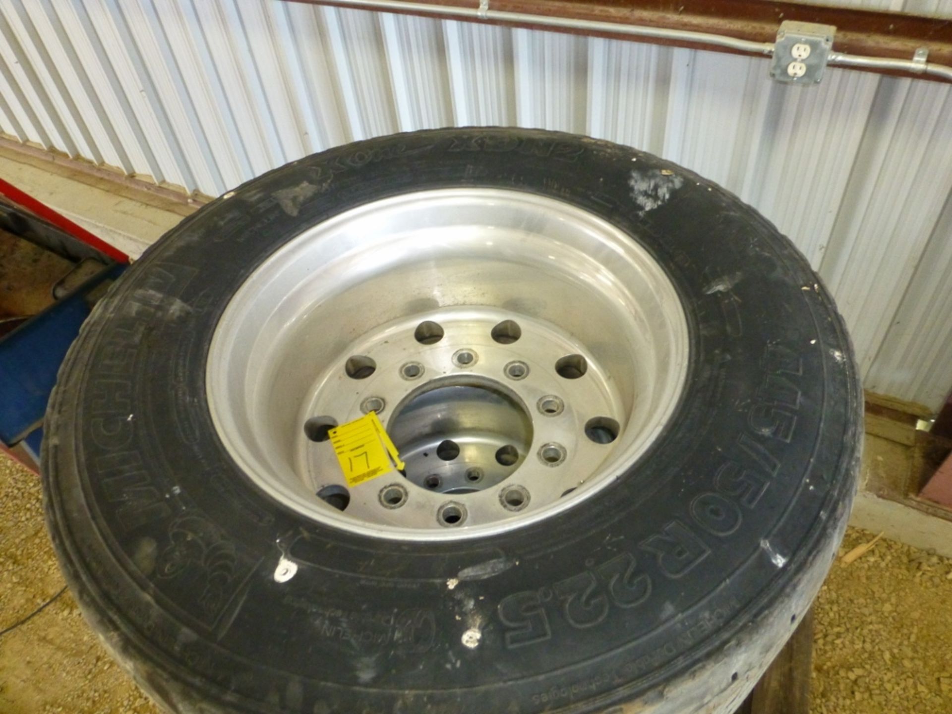 (3) 455/50r 22.5 tires with aluminum wheels - Image 3 of 3