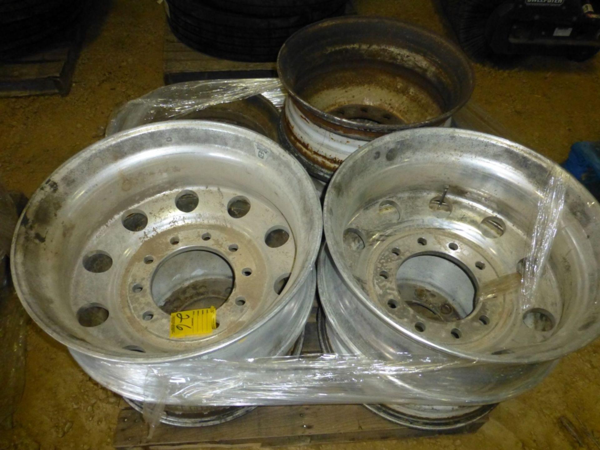 (7) truck rims steel and aluminum