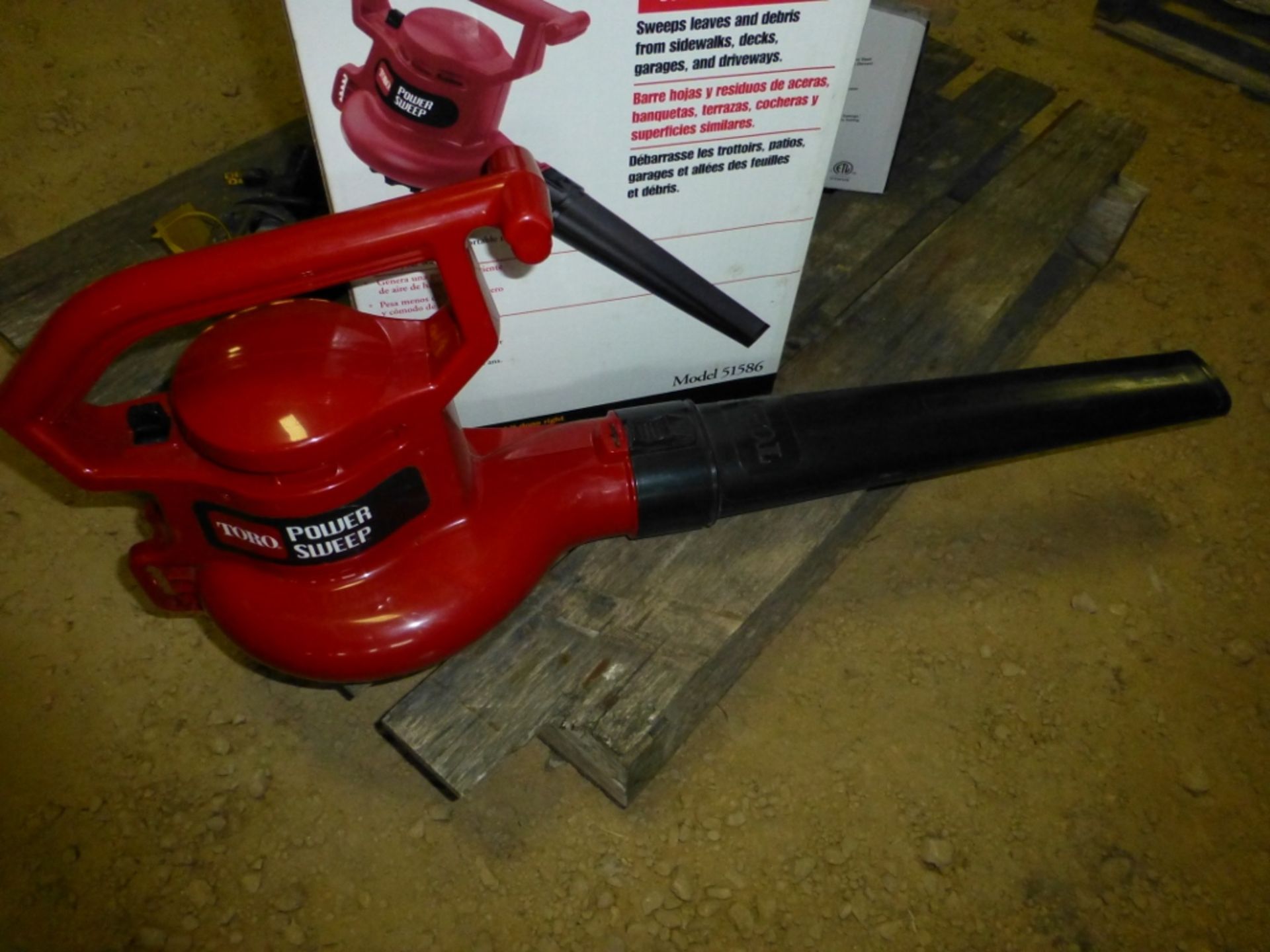 Toro electric PowerSweep blower - Image 2 of 3