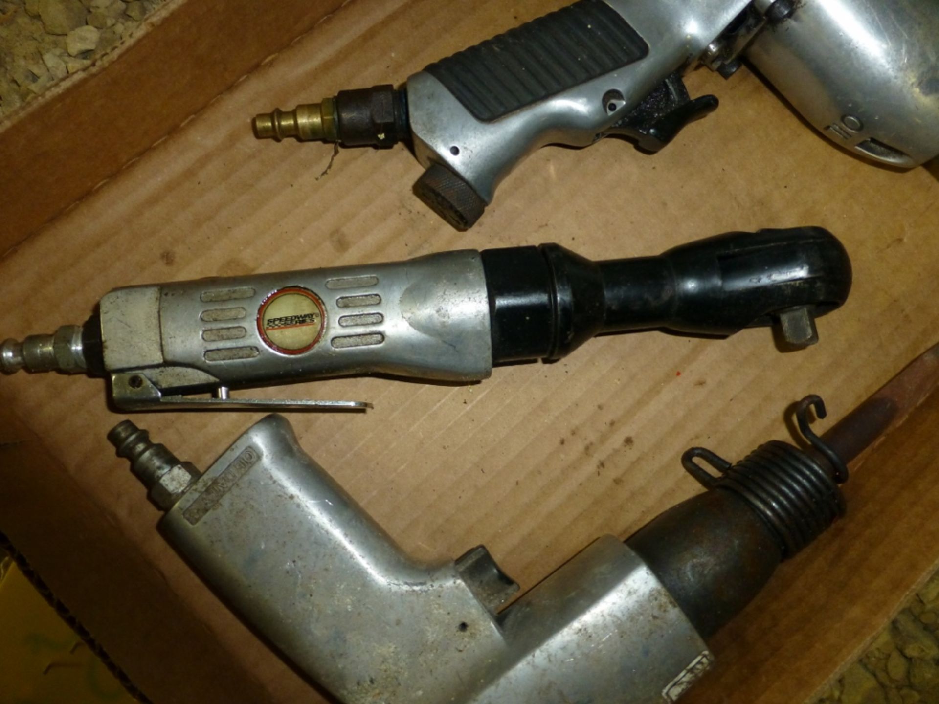 (2) 1/2" air impacts, 3/8" air ratchet, and powermate air hammer - Image 4 of 5