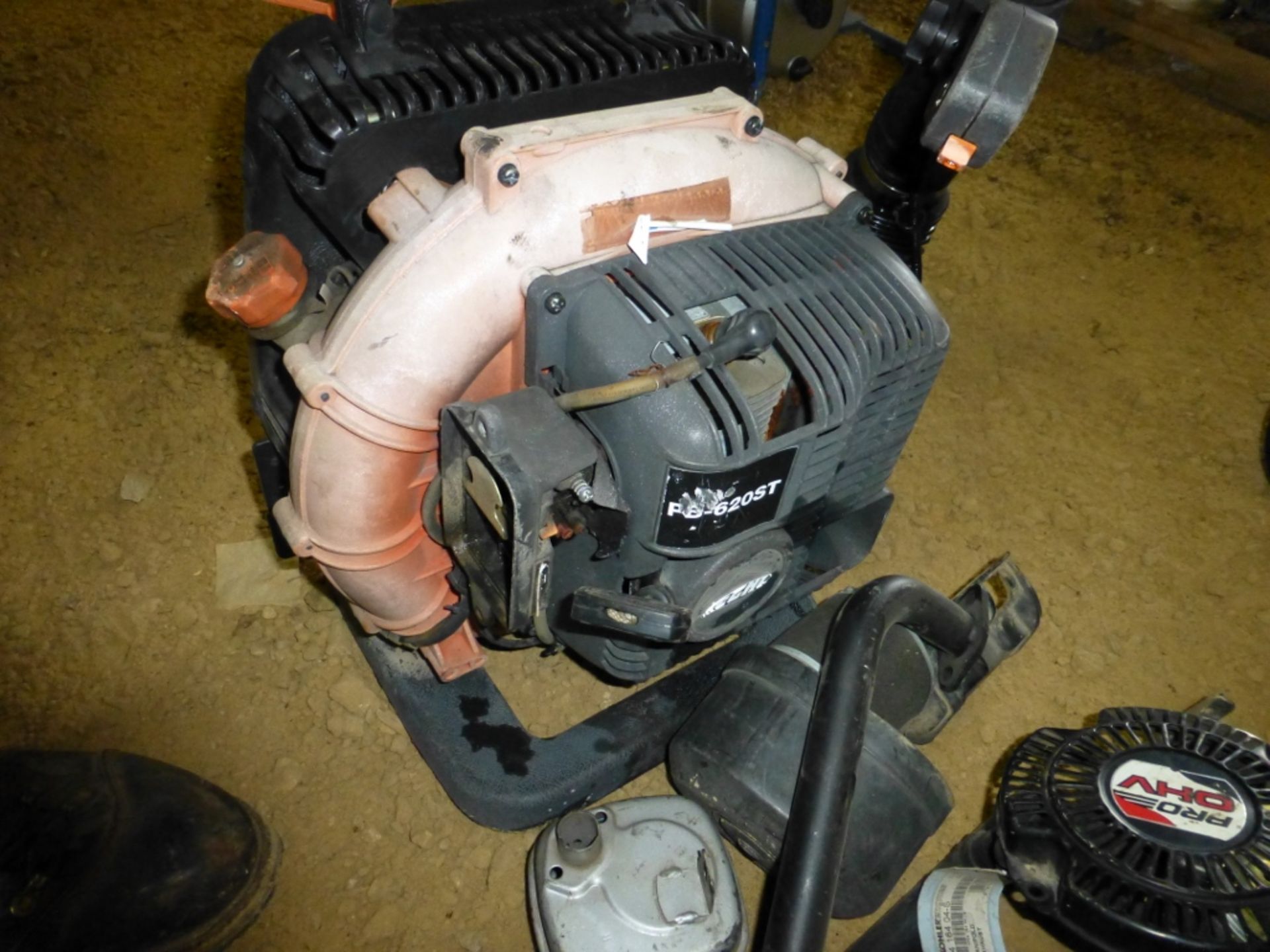 8 hp honda engine with pump, missing parts, sells with Echo blower - Image 8 of 8