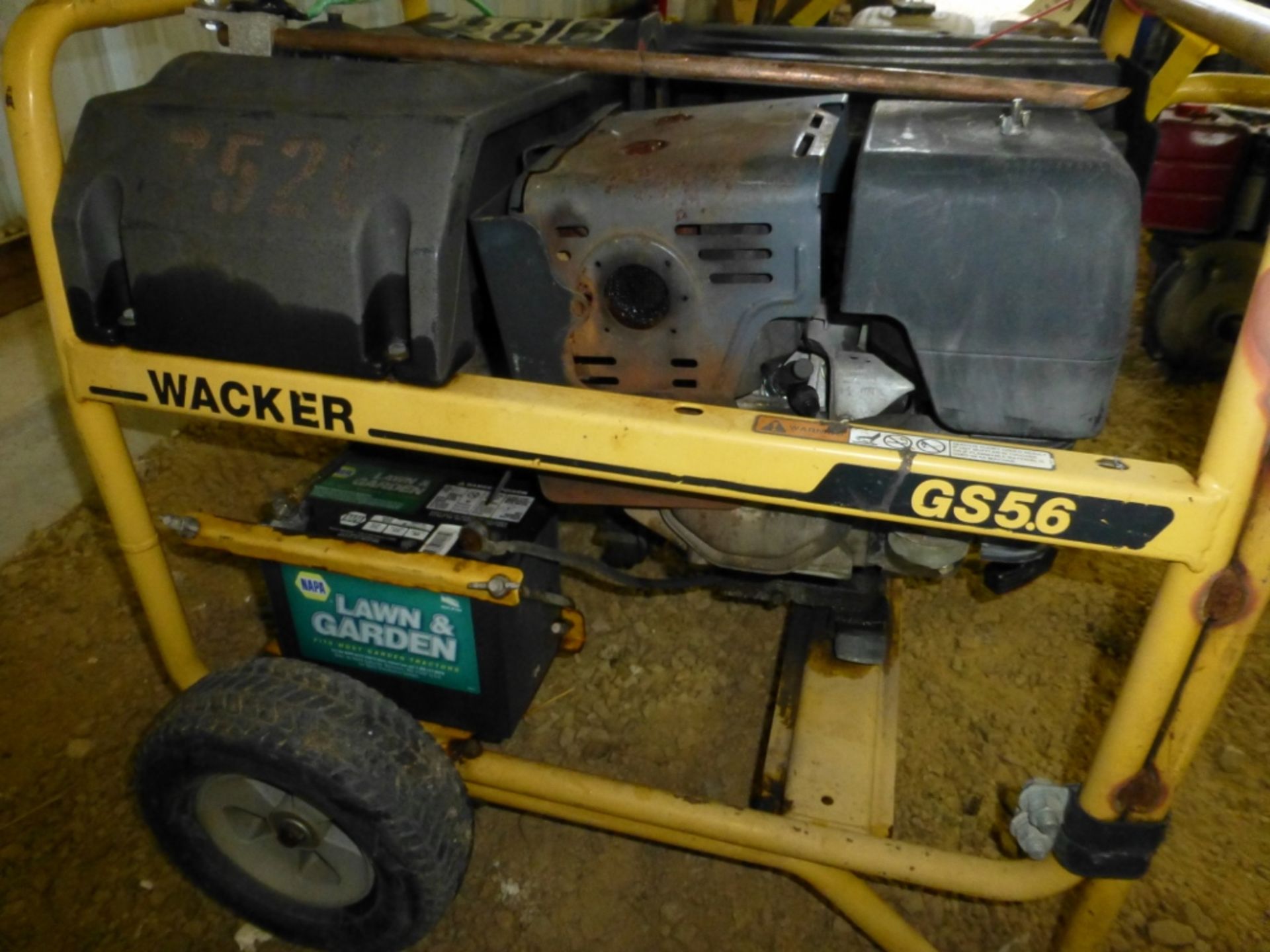 Honda 11hp GX340 on Whacker GS5.6 generator , engine not seized. - Image 4 of 5
