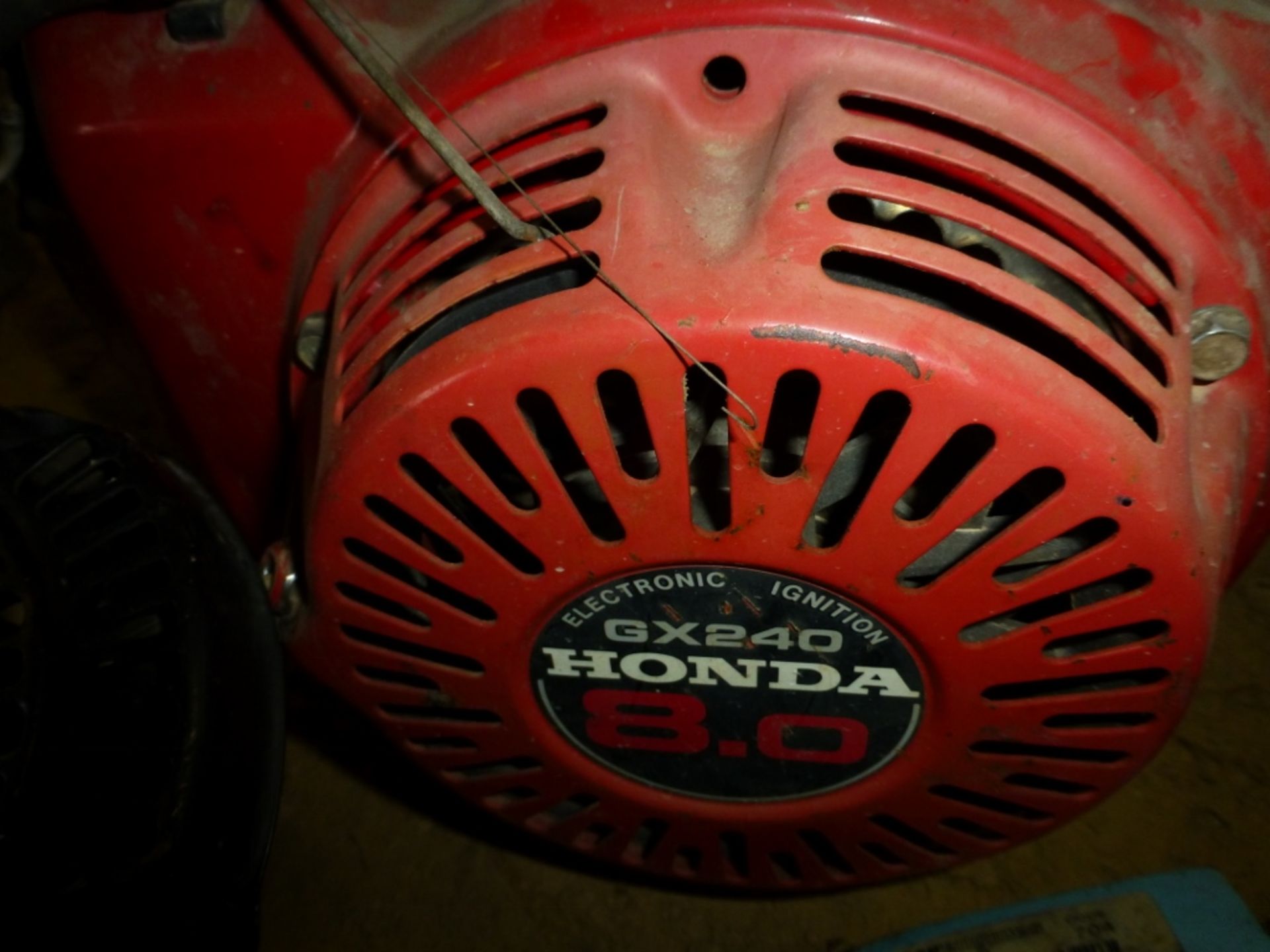 8 hp honda engine with pump, missing parts, sells with Echo blower - Image 7 of 8