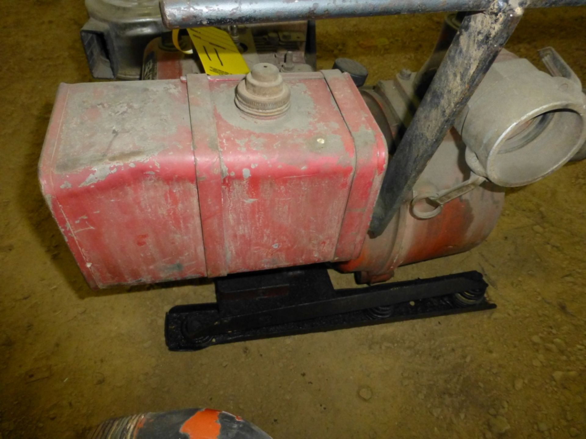 8 hp industrial Briggs with 3in. Pump, engine not seized. - Image 4 of 5