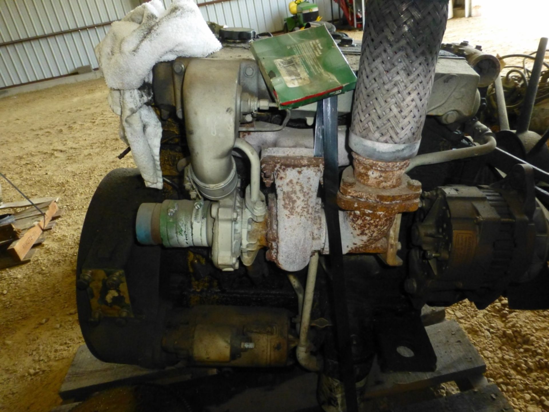 Caterpillar 106Hp, 4 cyl diesel engine. SE: 5hk08070, unknown running condition - Image 8 of 9