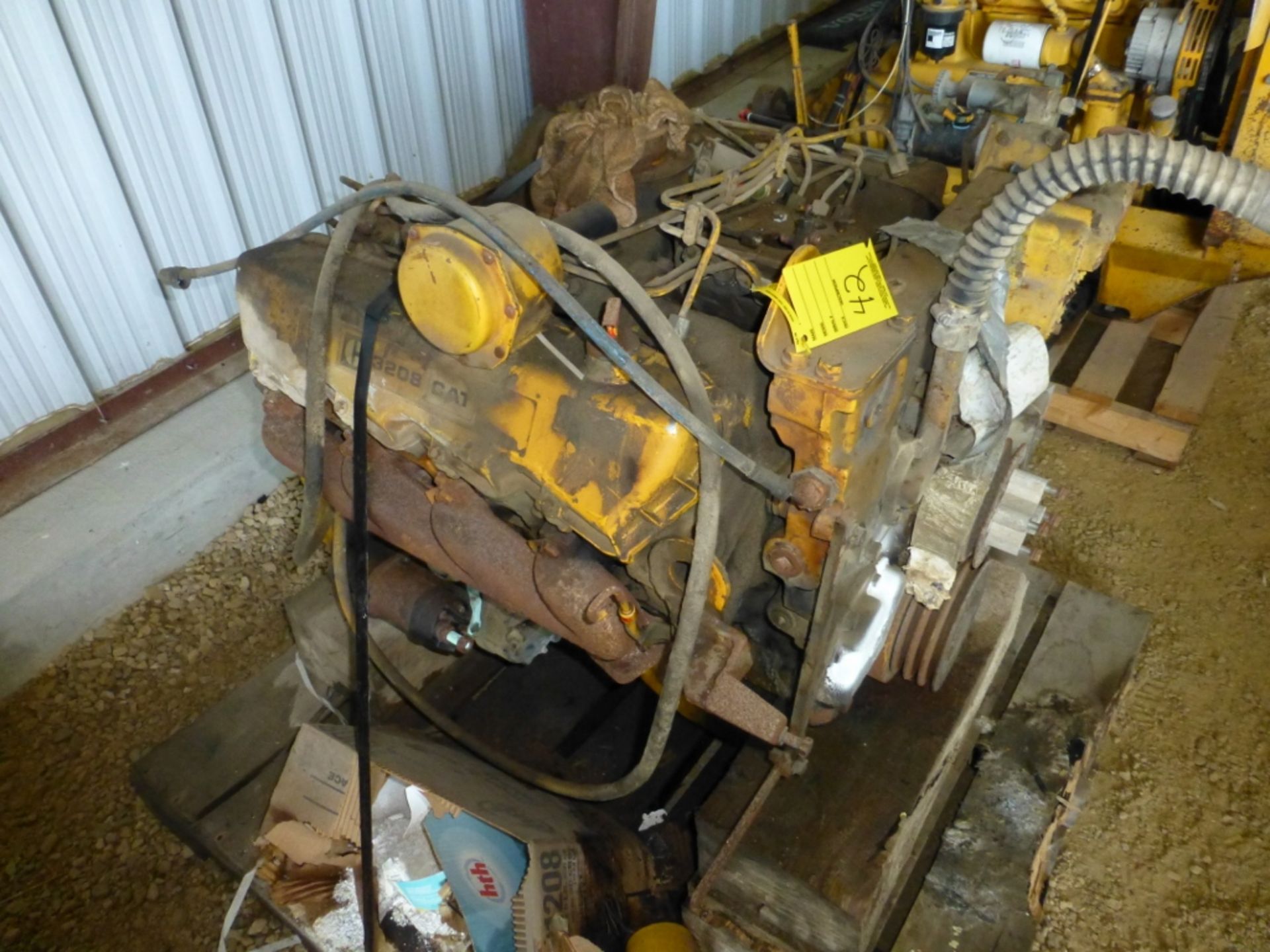 3208 Caterpillar 156hp 4cyl diesel engine. SE: 90n64068. Unknown running condition - Image 5 of 11