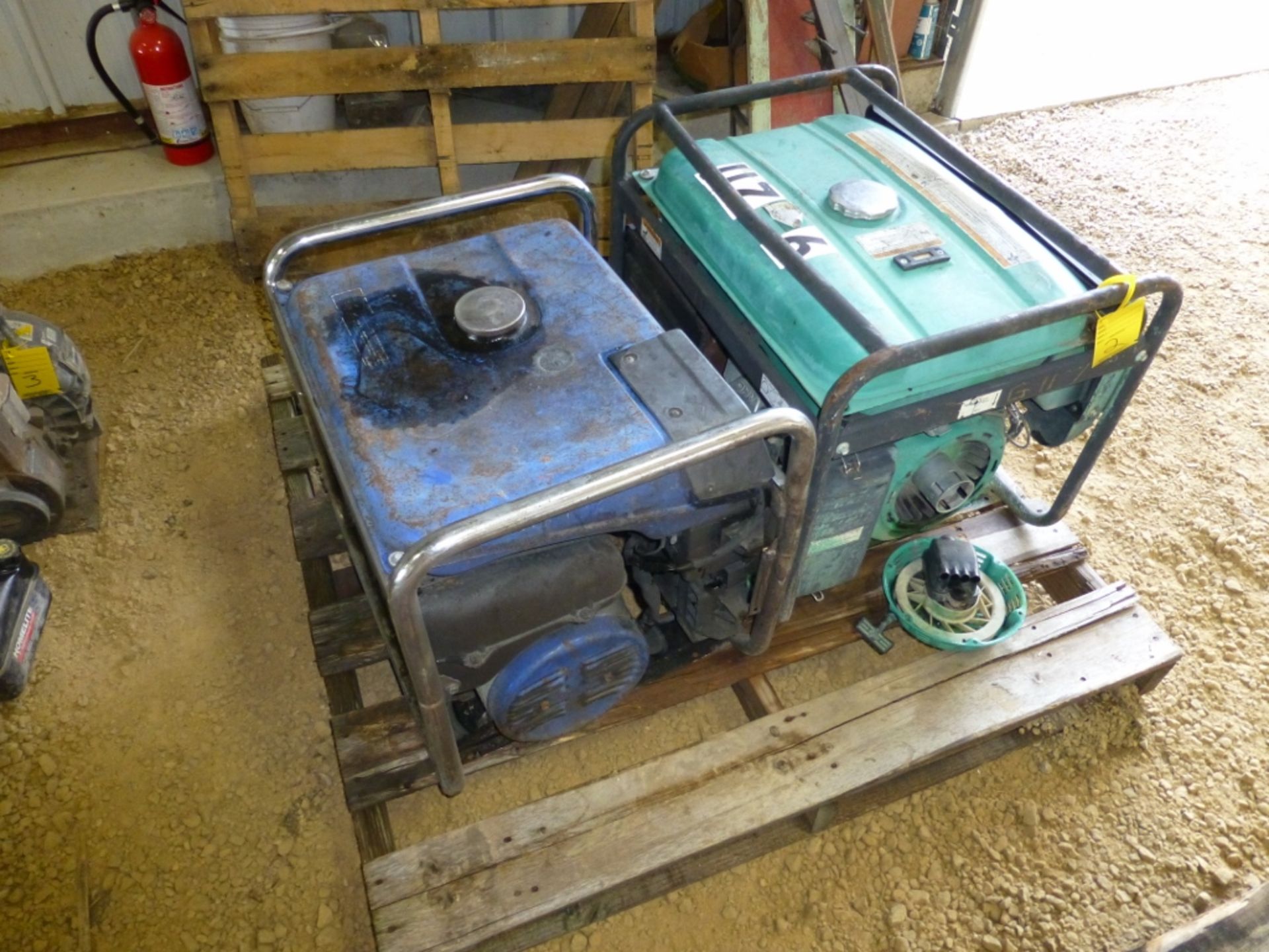 Homesite power 6500 generator, missing recoil, with blue generator, unknown working condition
