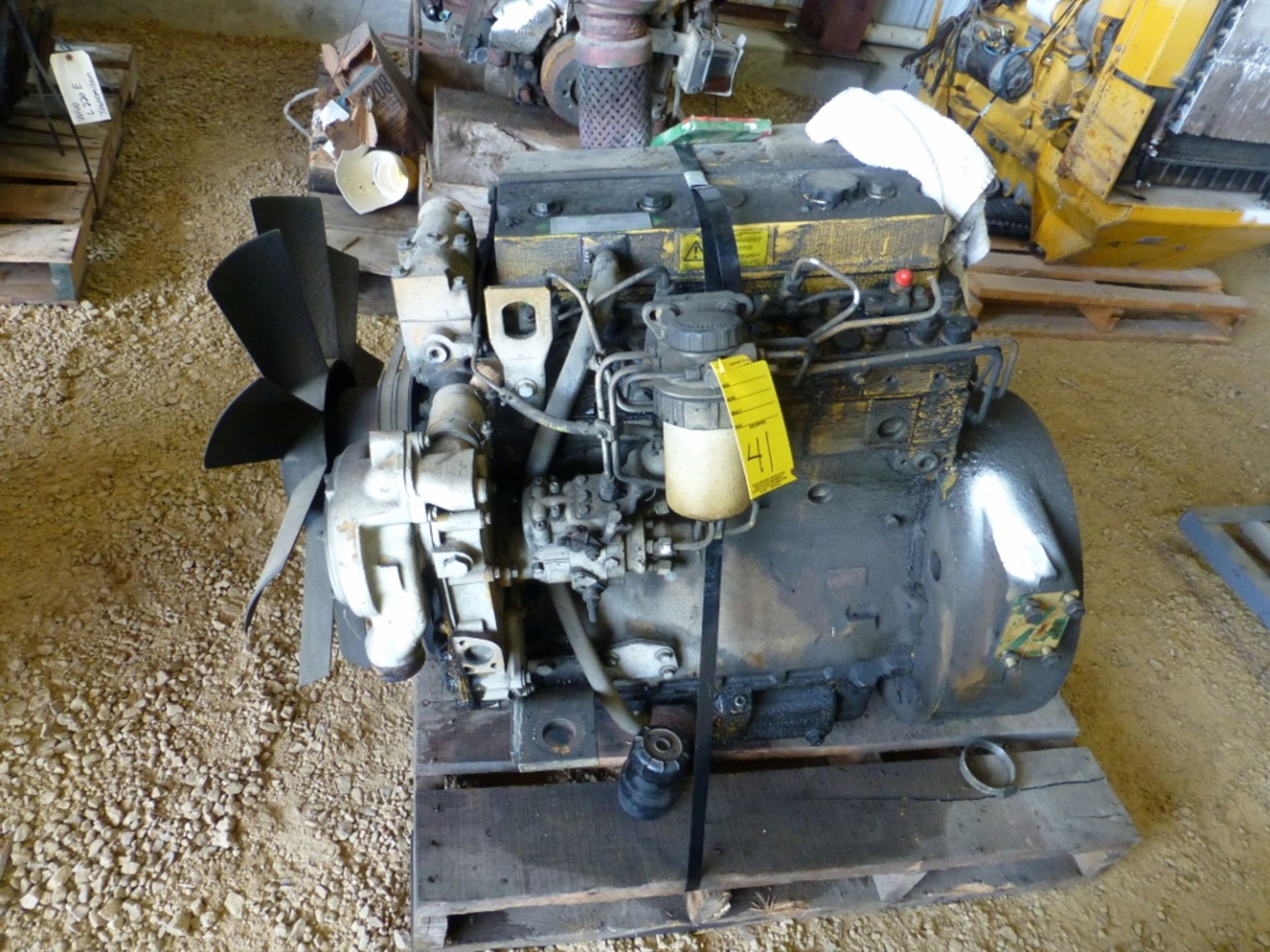 Caterpillar 106Hp, 4 cyl diesel engine. SE: 5hk08070, unknown running condition - Image 7 of 9