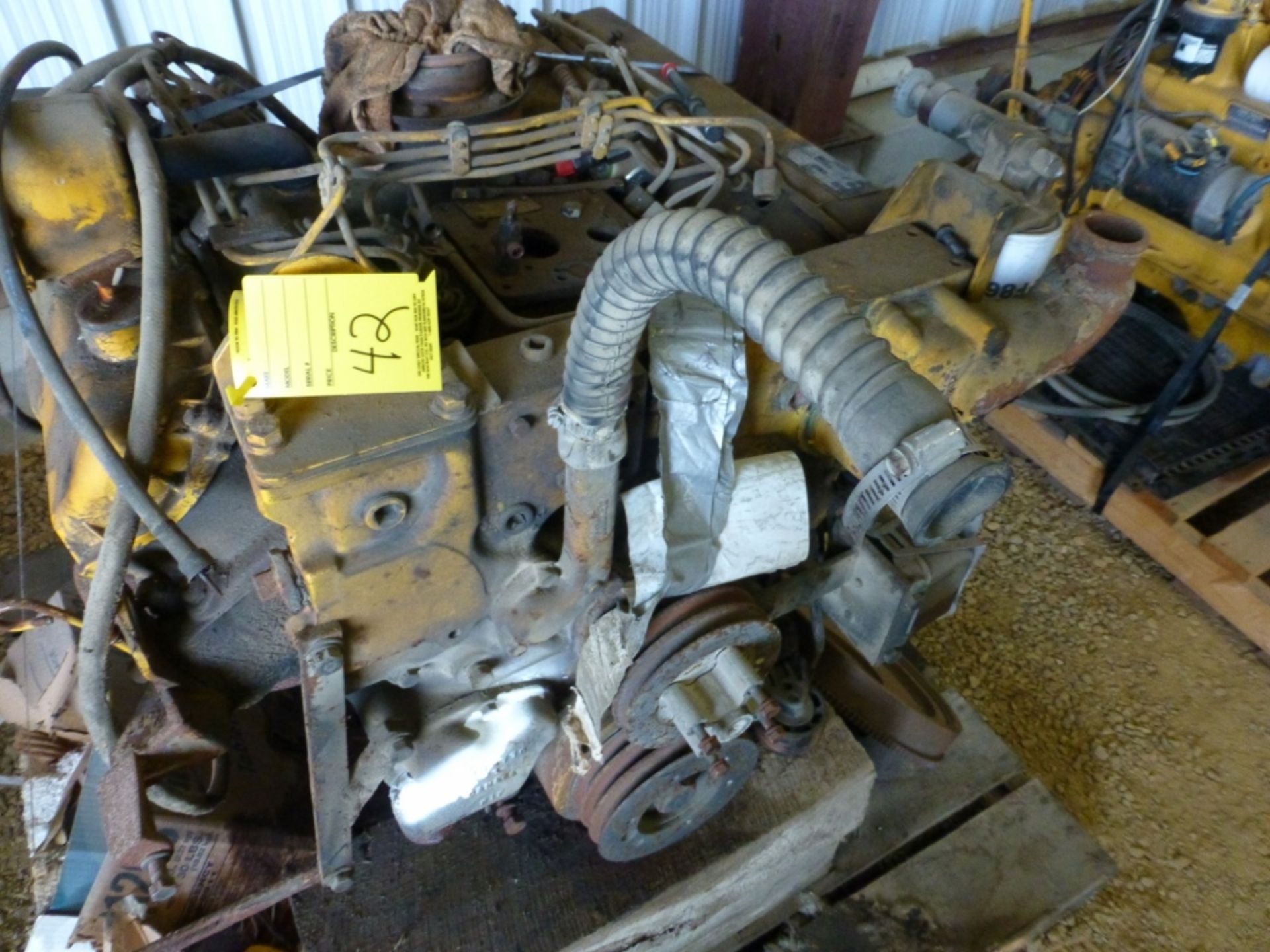 3208 Caterpillar 156hp 4cyl diesel engine. SE: 90n64068. Unknown running condition - Image 3 of 11