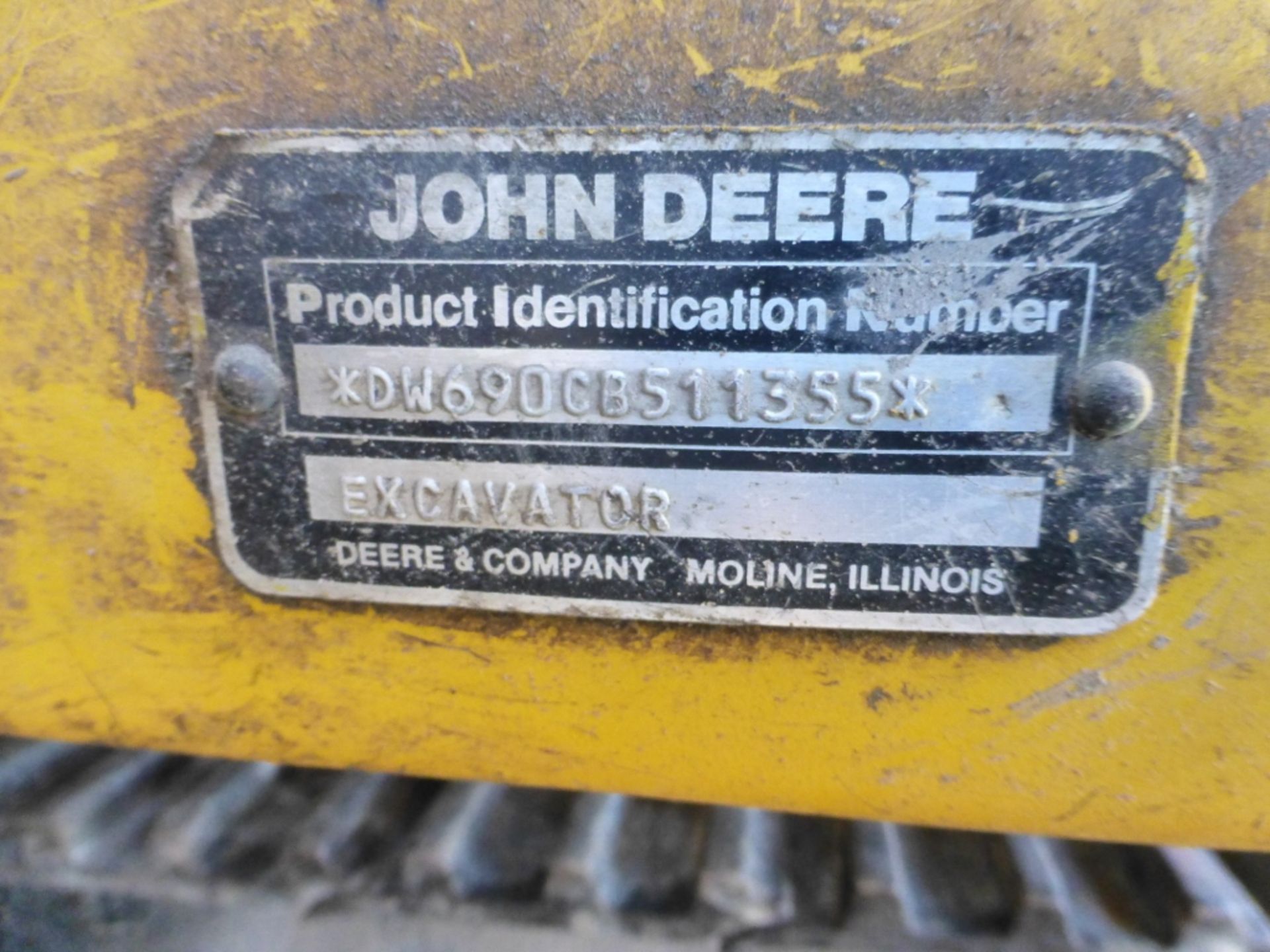 John Deere 690 C excavator, with scoop bucket, unknown hrs, pin: dw690cb511355 - Image 17 of 33