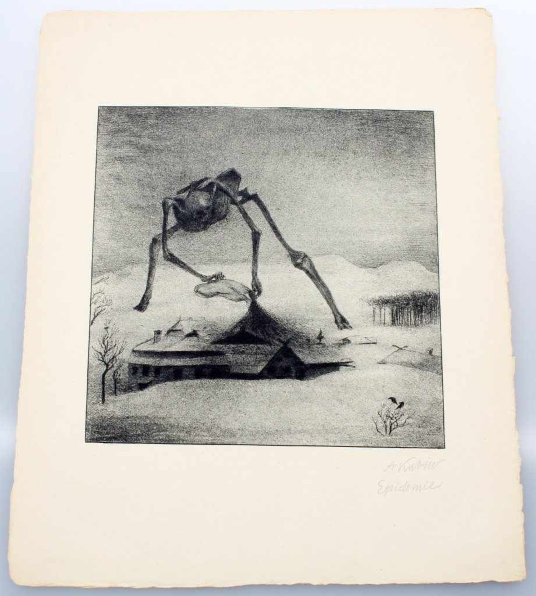 15 Faksimiledrucke - Alfred Kubin (1877-1959) Hans von Weber-Mappe mit 15 Faksimiledrucken nach - Bild 4 aus 17